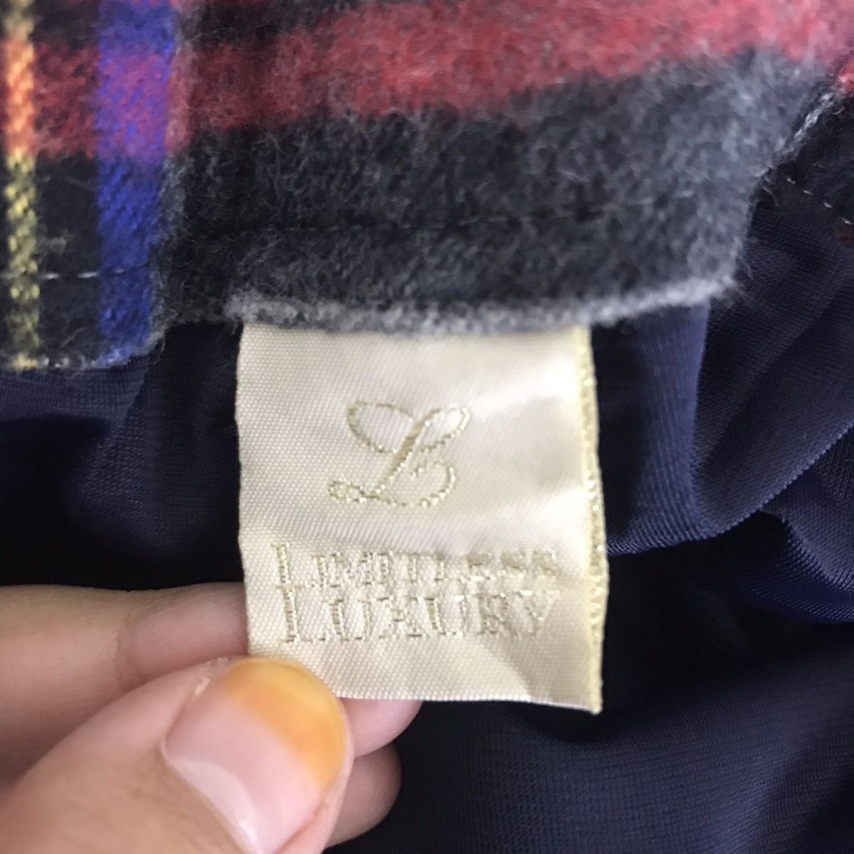 Japanese Brand LIMITLESS LUXURY Japanese Brand Check Tartan Wool Trousers Size US 27 - 3 Thumbnail