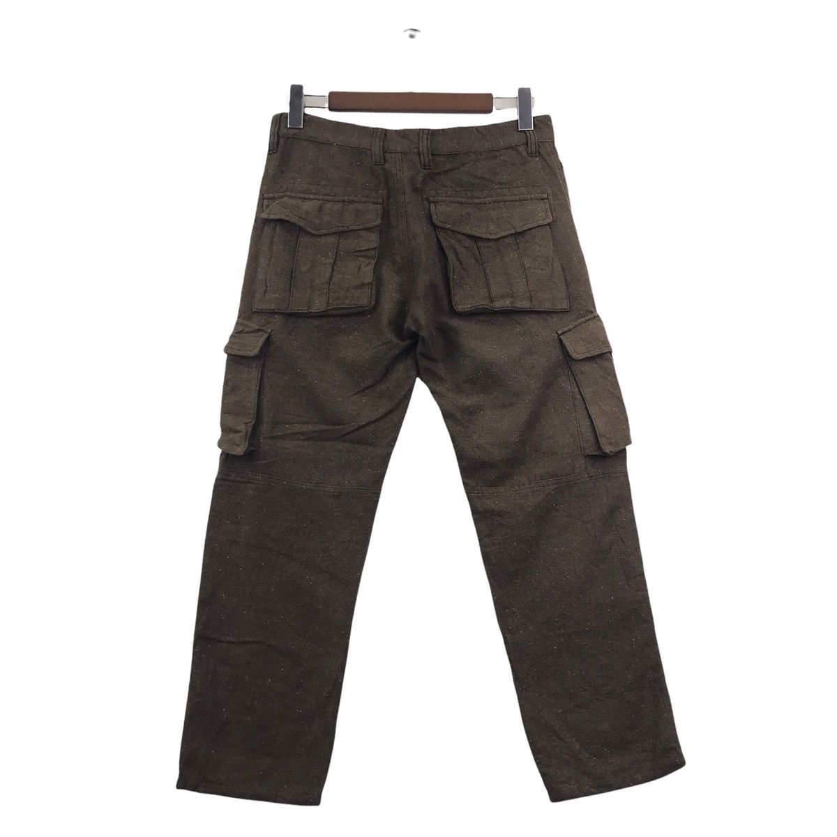 Boycott BOYCOTT Japanese Brand Cargo Wool Trousers Pant Size US 31 - 7 Thumbnail