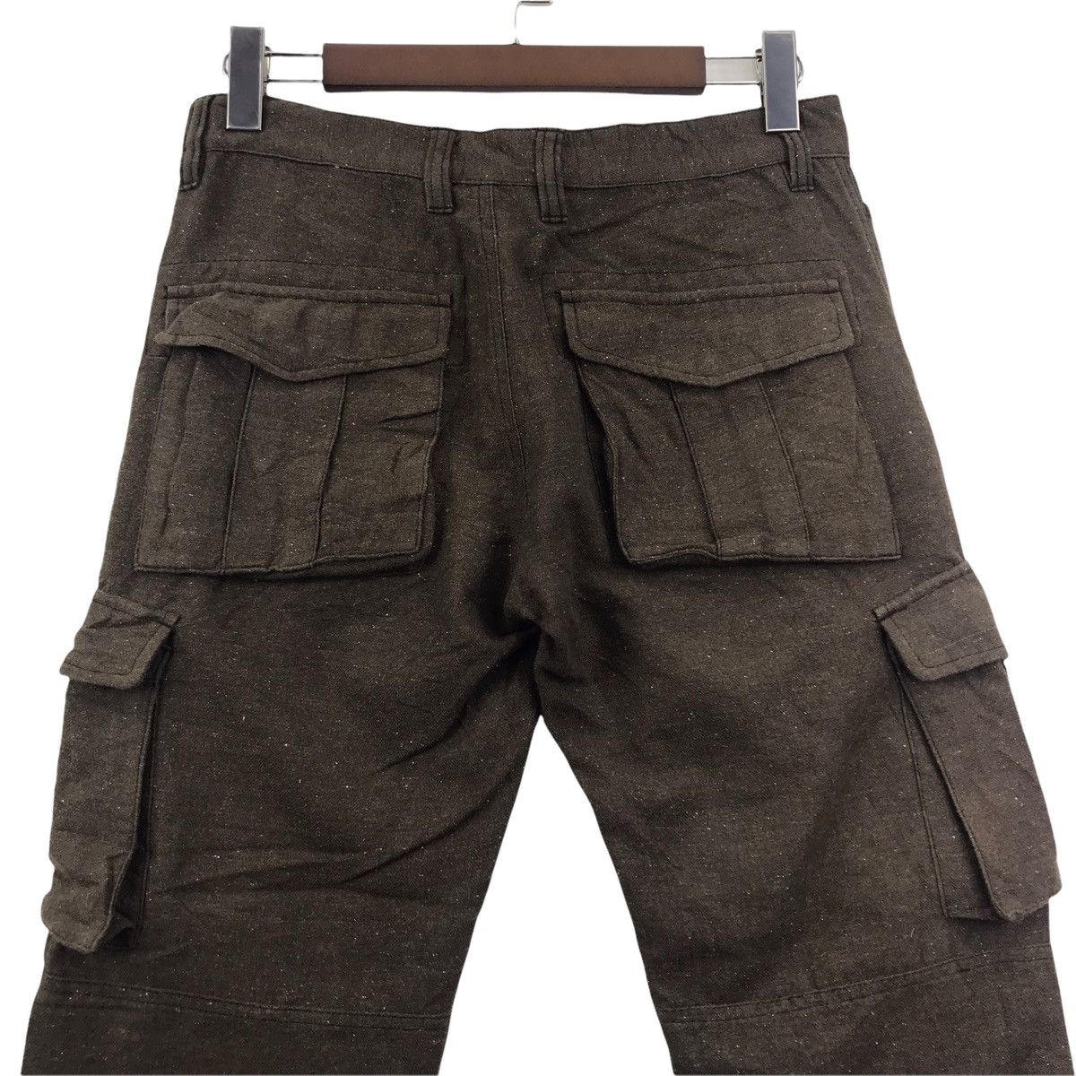 Boycott BOYCOTT Japanese Brand Cargo Wool Trousers Pant Size US 31 - 8 Thumbnail