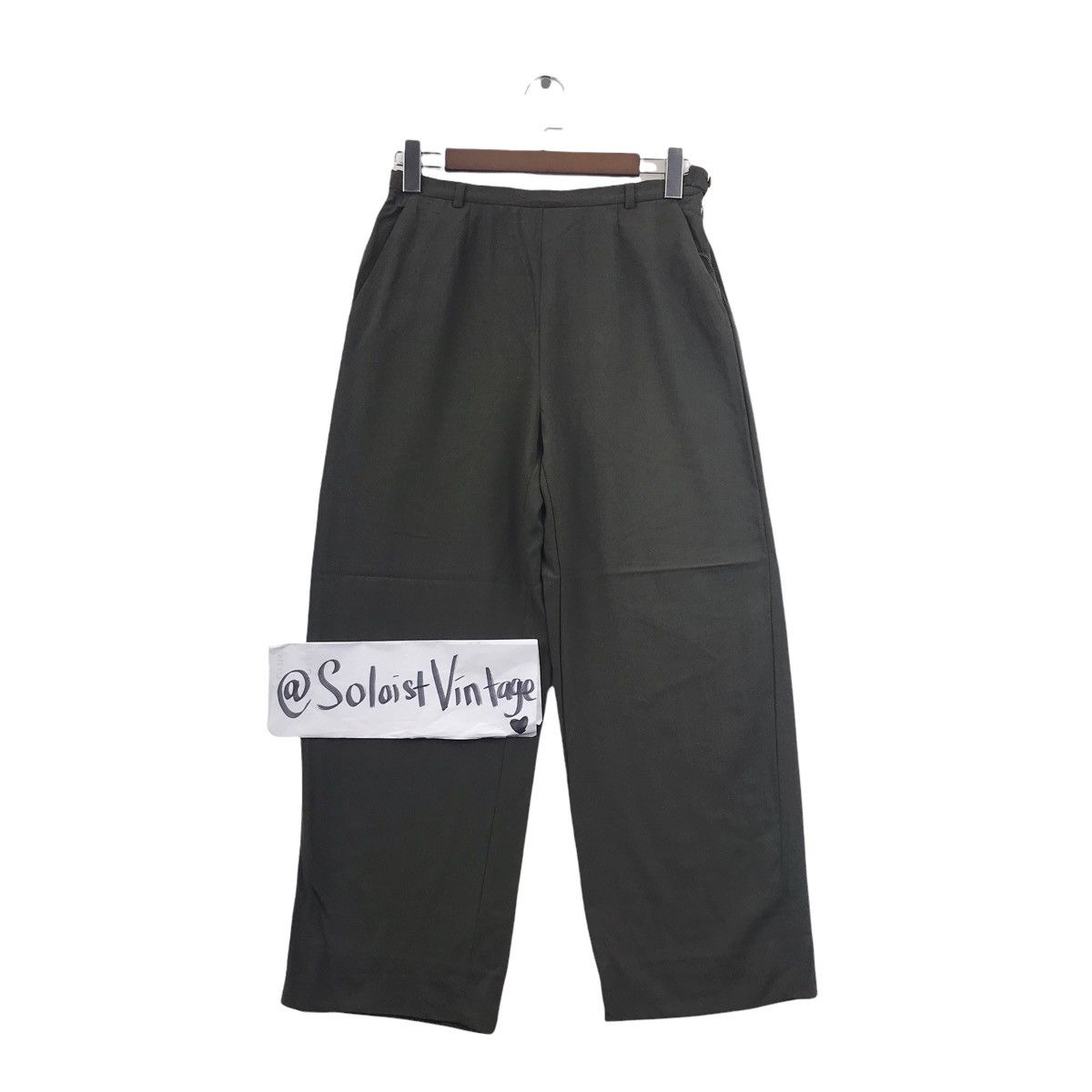 Giorgio Armani Vintage GIORGIO ARMANI ITALY Designer Brand Wool Trousers Size US 28 / EU 44 - 1 Thumbnail