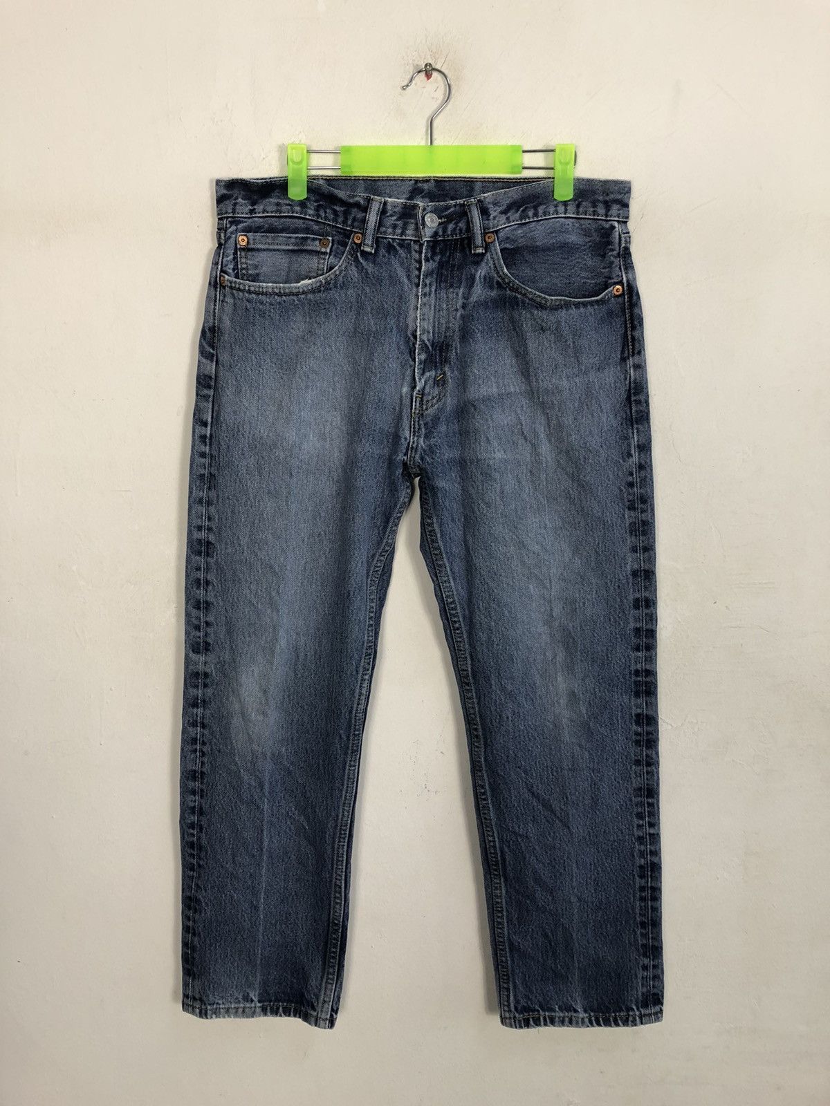 image of Levis x Levis Vintage Clothing Levi’S Strauss Lot 505 Regular Cut Indigo Denim Jeans (Size 34)