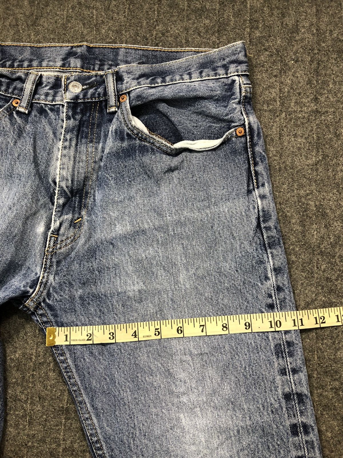 Levi's × Levi's Vintage Clothing Levi’s Strauss Lot 505 Regular Cut Indigo Denim Jeans Size US 34 / EU 50 - 12 Thumbnail