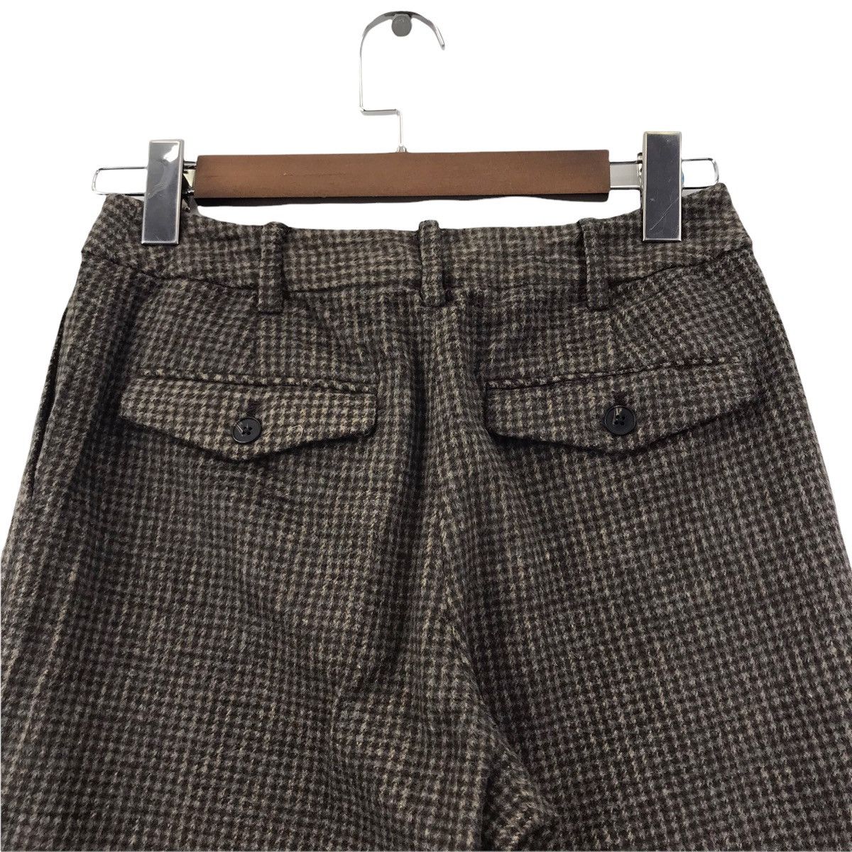 Japanese Brand BEAMS LIGHT Check Tartan Japanese Brand Wool Casual Trousers Size US 27 - 7 Thumbnail