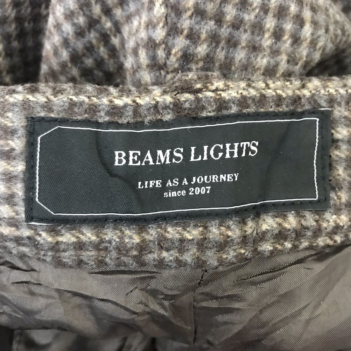 Japanese Brand BEAMS LIGHT Check Tartan Japanese Brand Wool Casual Trousers Size US 27 - 3 Thumbnail
