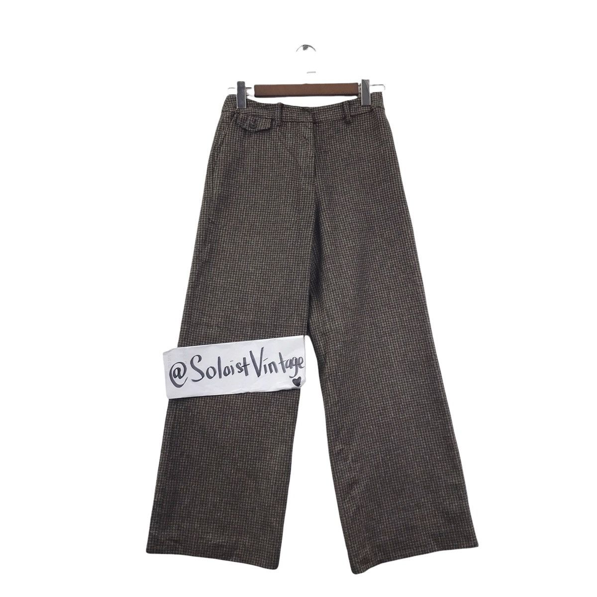 Japanese Brand BEAMS LIGHT Check Tartan Japanese Brand Wool Casual Trousers Size US 27 - 1 Thumbnail