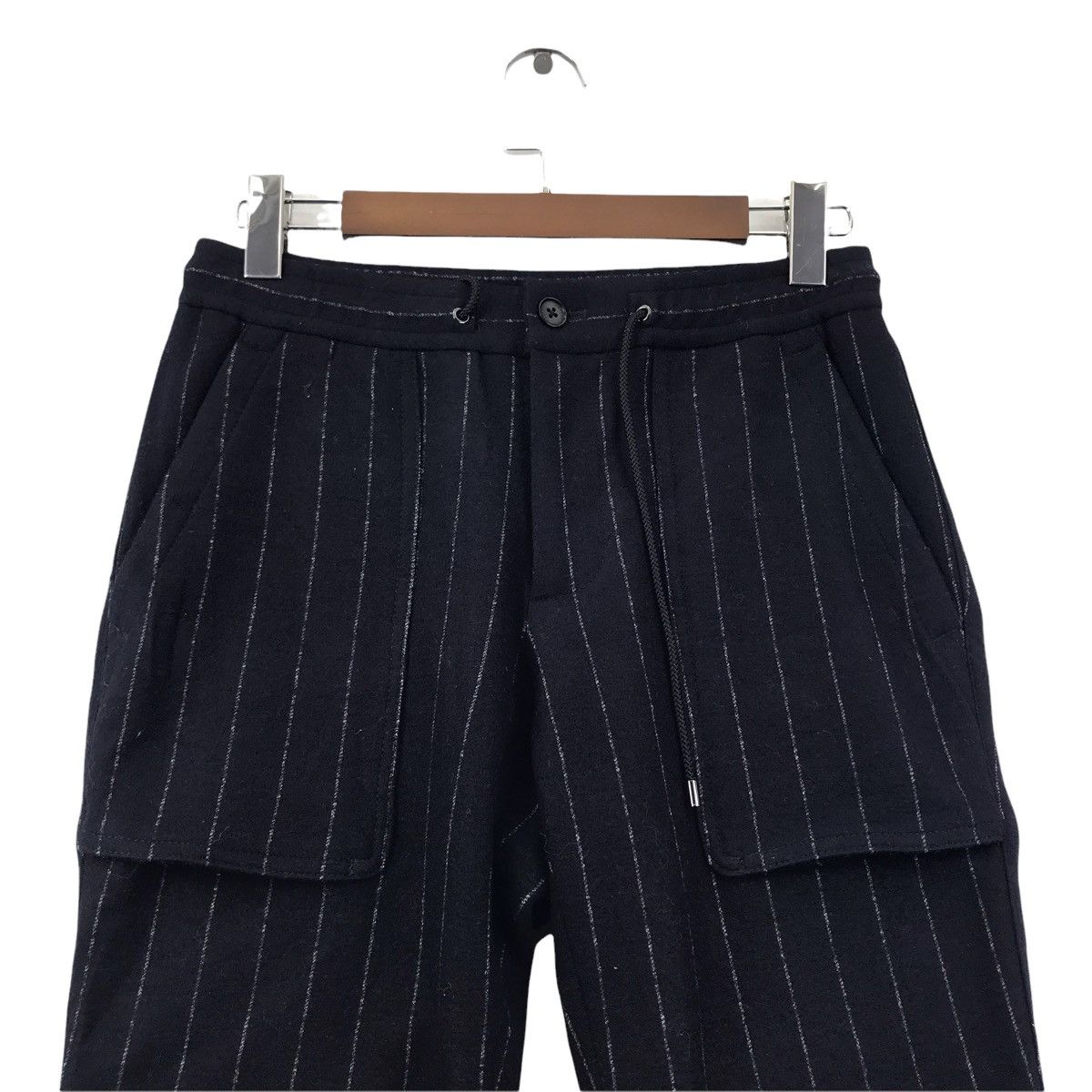 JOSEPH HOMME JOSEPH HOMME Stripes Hickory UK Brand Wool Casual Trousers Size US 29 - 2 Thumbnail