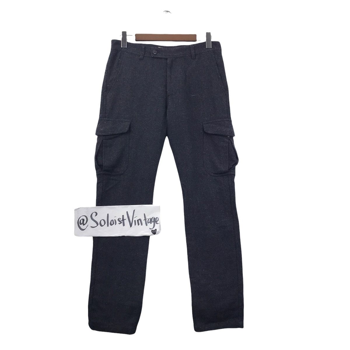 Japanese Brand B MING Life Store BEAMS Japanese Brand Wool Cargo Trousers Size US 32 / EU 48 - 1 Thumbnail