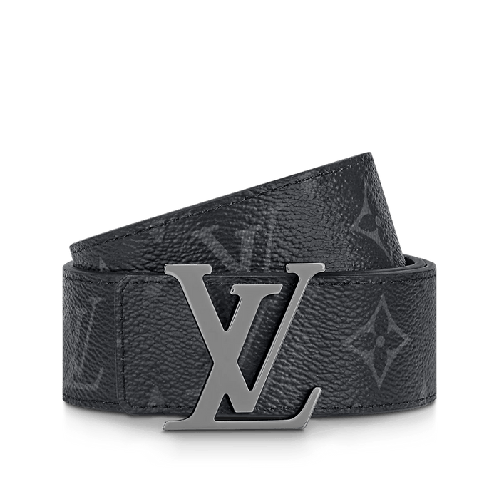 Louis Vuitton, Accessories, Louis Vuitton Lv Initiales Reversible Belt  Monogram Eclipse Canvas Wide 5 Black