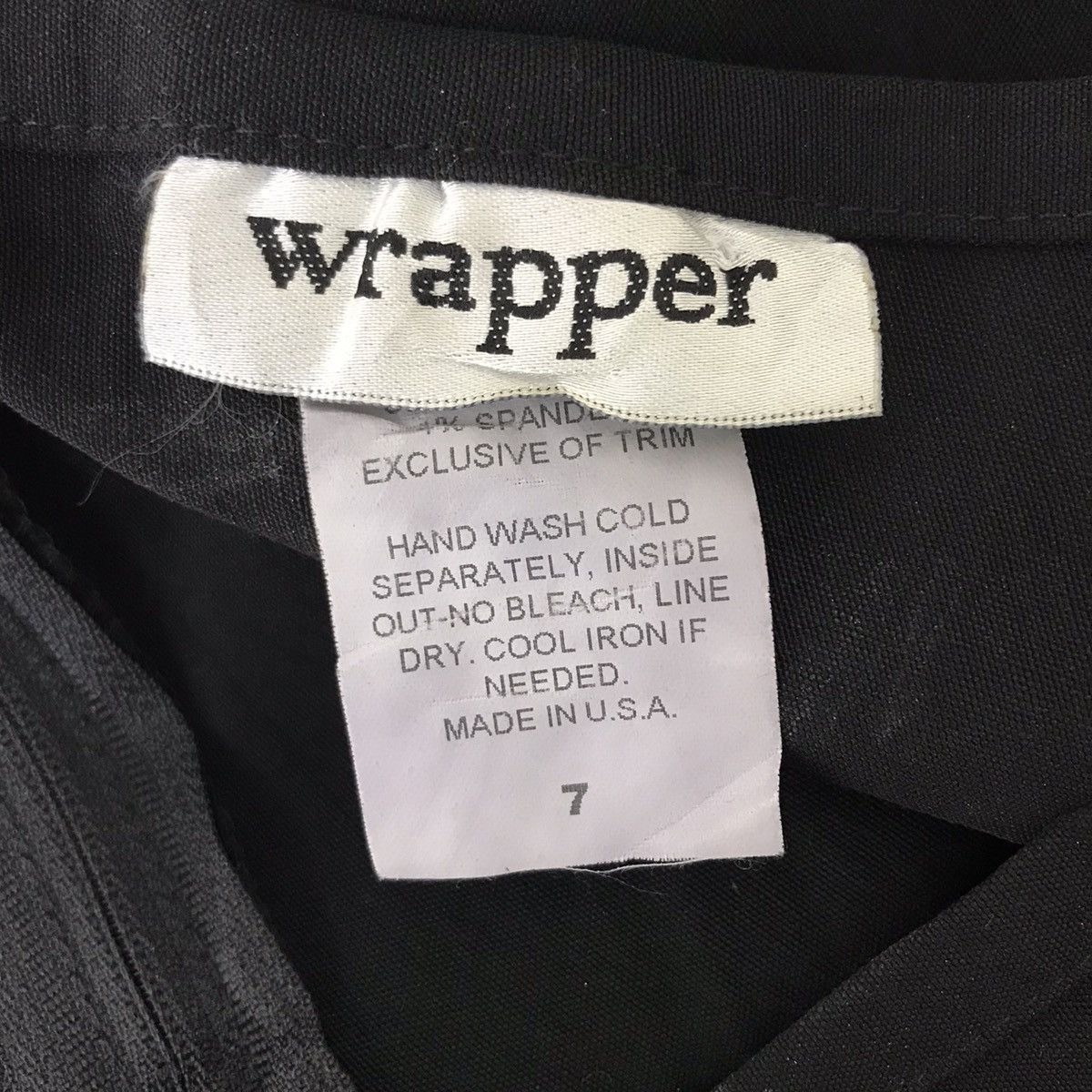 Vintage Vtg WRAPPER USA Bell Bottom Bootcut Black Trousers Pant Size US 28 / EU 44 - 4 Thumbnail