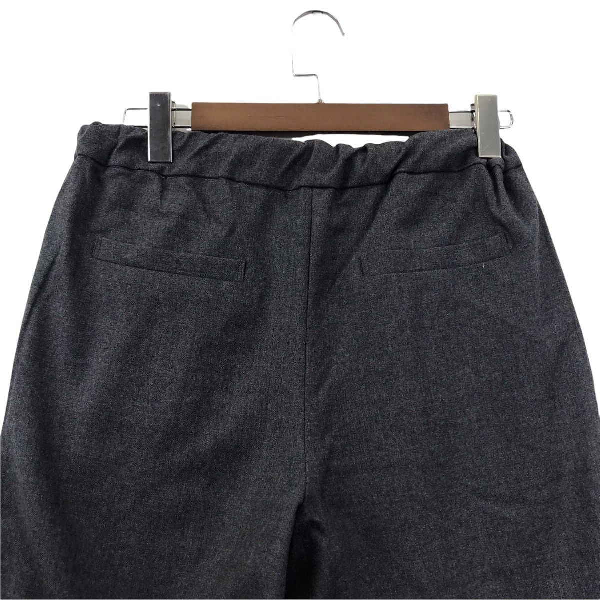 Japanese Brand MANSANT Japanese Brand Baggy Grey Wool Casual Trousers Pant Size US 28 / EU 44 - 8 Thumbnail
