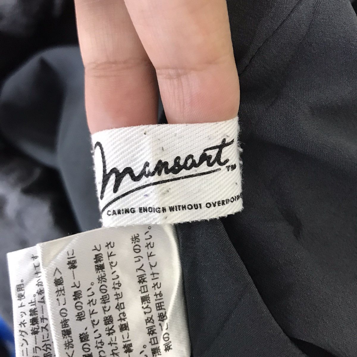 Japanese Brand MANSANT Japanese Brand Baggy Grey Wool Casual Trousers Pant Size US 28 / EU 44 - 3 Thumbnail
