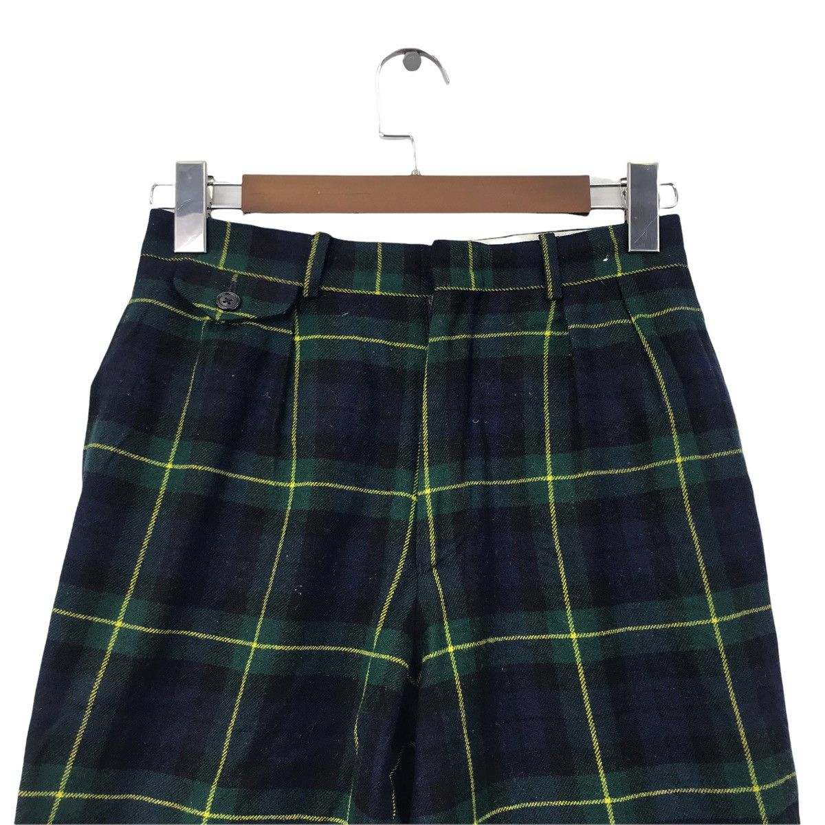 Polo Ralph Lauren Vintage POLO RALPH LAUREN Check Tartan Wool Flared Pant Size US 26 / EU 42 - 2 Thumbnail