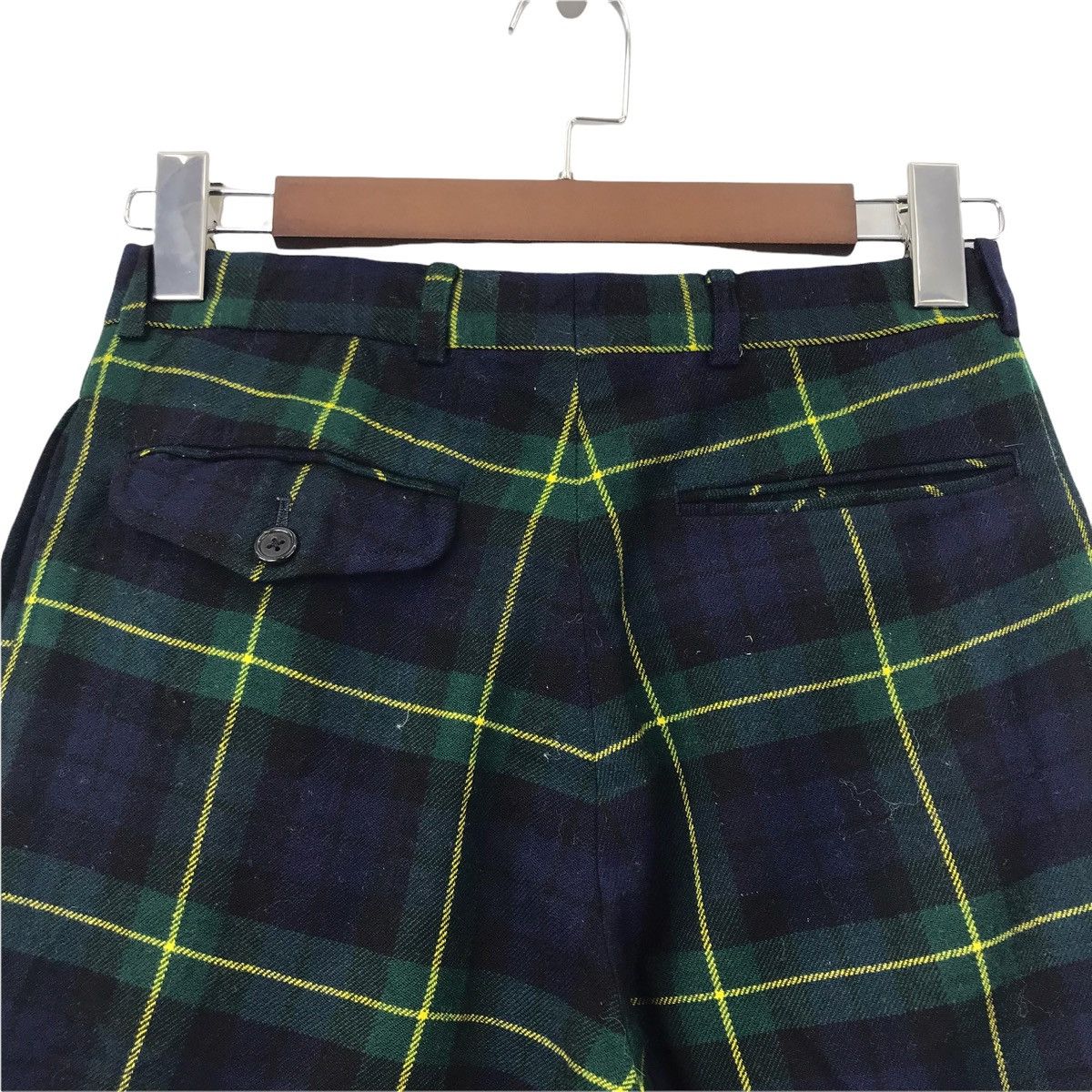 Polo Ralph Lauren Vintage POLO RALPH LAUREN Check Tartan Wool Flared Pant Size US 26 / EU 42 - 7 Thumbnail