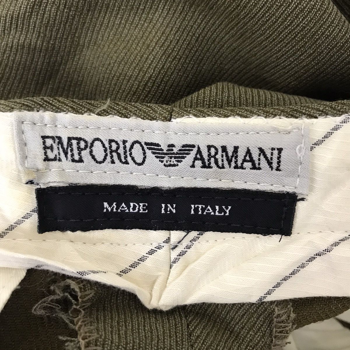 Emporio Armani Vintage EMPERIO ARMANI ITALY Designer Brand Wool Trousers Size US 31 - 3 Thumbnail