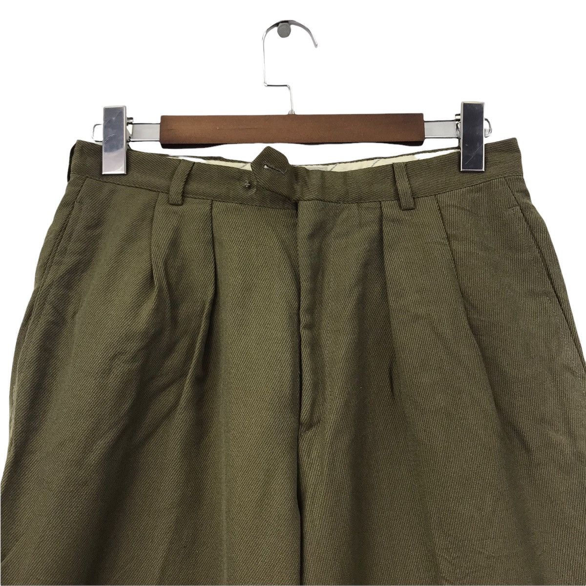 Emporio Armani Vintage EMPERIO ARMANI ITALY Designer Brand Wool Trousers Size US 31 - 2 Thumbnail