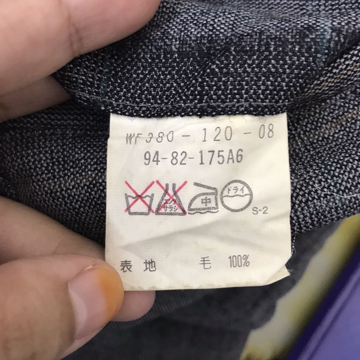 Burberry Vintage BURBERRYS LONDON Check Wool Trousers Pant Size US 30 / EU 46 - 4 Thumbnail