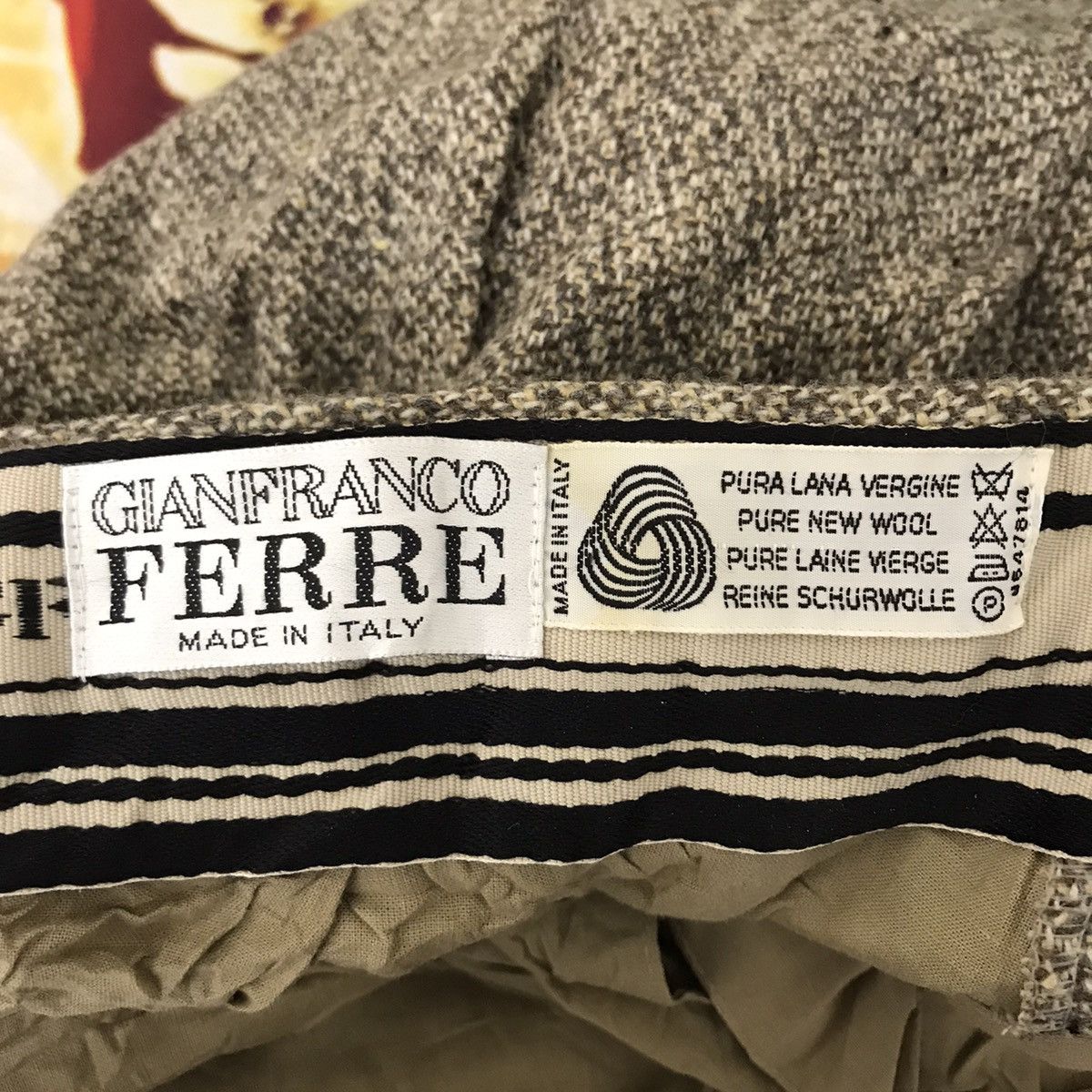 Gianfranco Ferre Vintage GIANFRANCO FERRE ITALY Designer Brand Herringbone Size US 36 / EU 52 - 4 Thumbnail