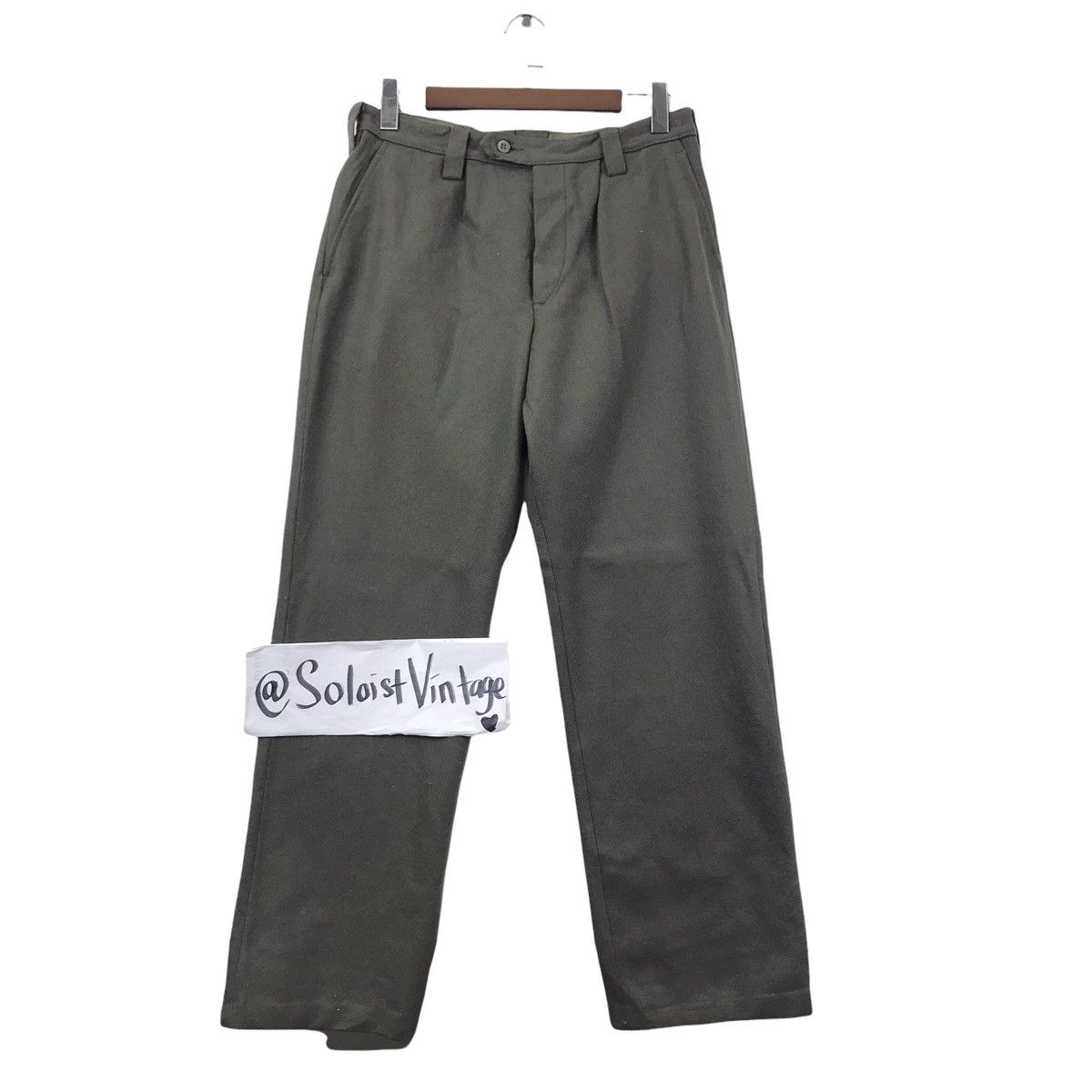 Vintage Vintage 60s DEDERON HALTIG Wool Military ArmyFatique Utility Size US 32 / EU 48 - 1 Thumbnail