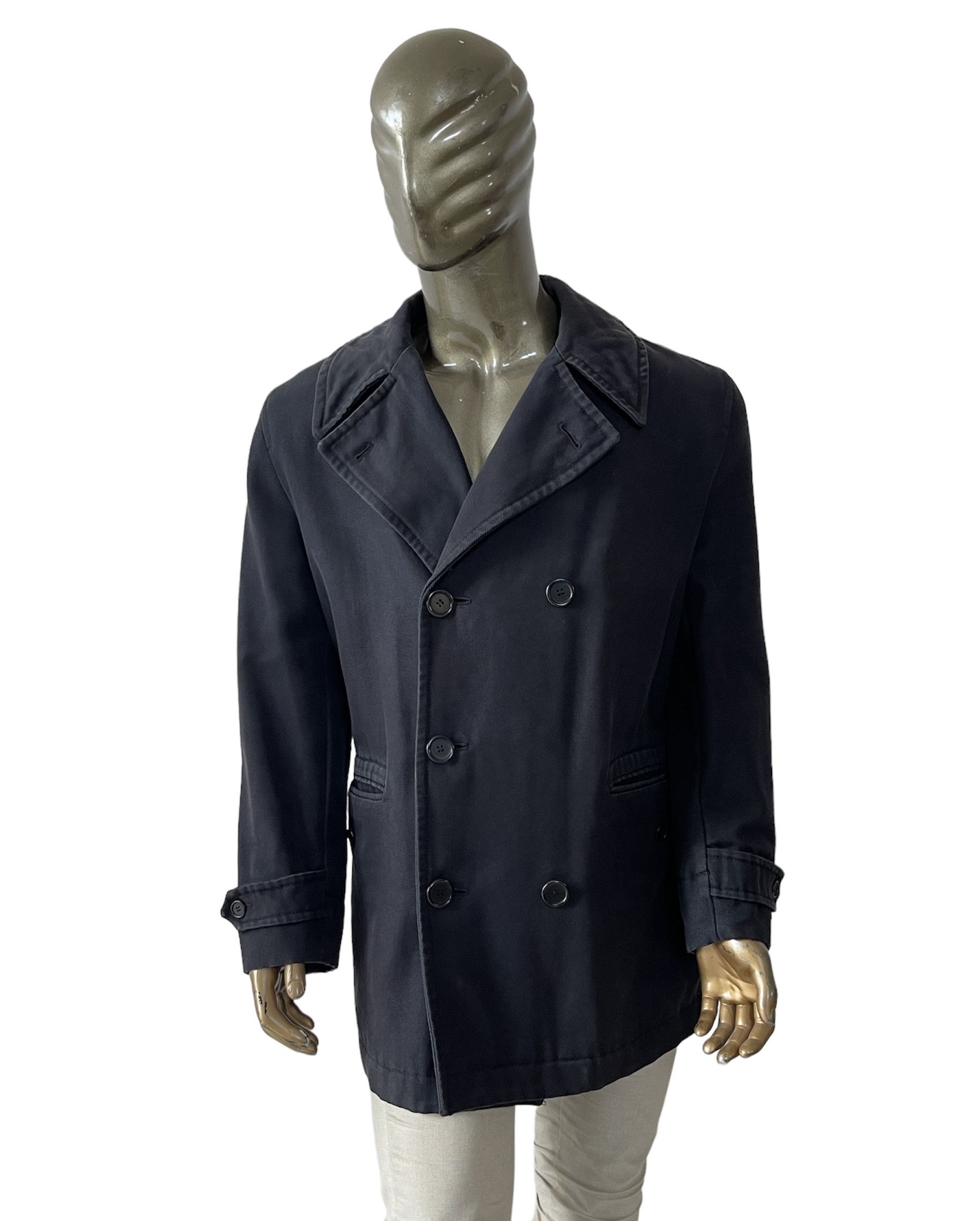 Hugo Boss 🔥Hugo Boss black double breasted coat size L Size US L / EU 52-54 / 3 - 3 Thumbnail