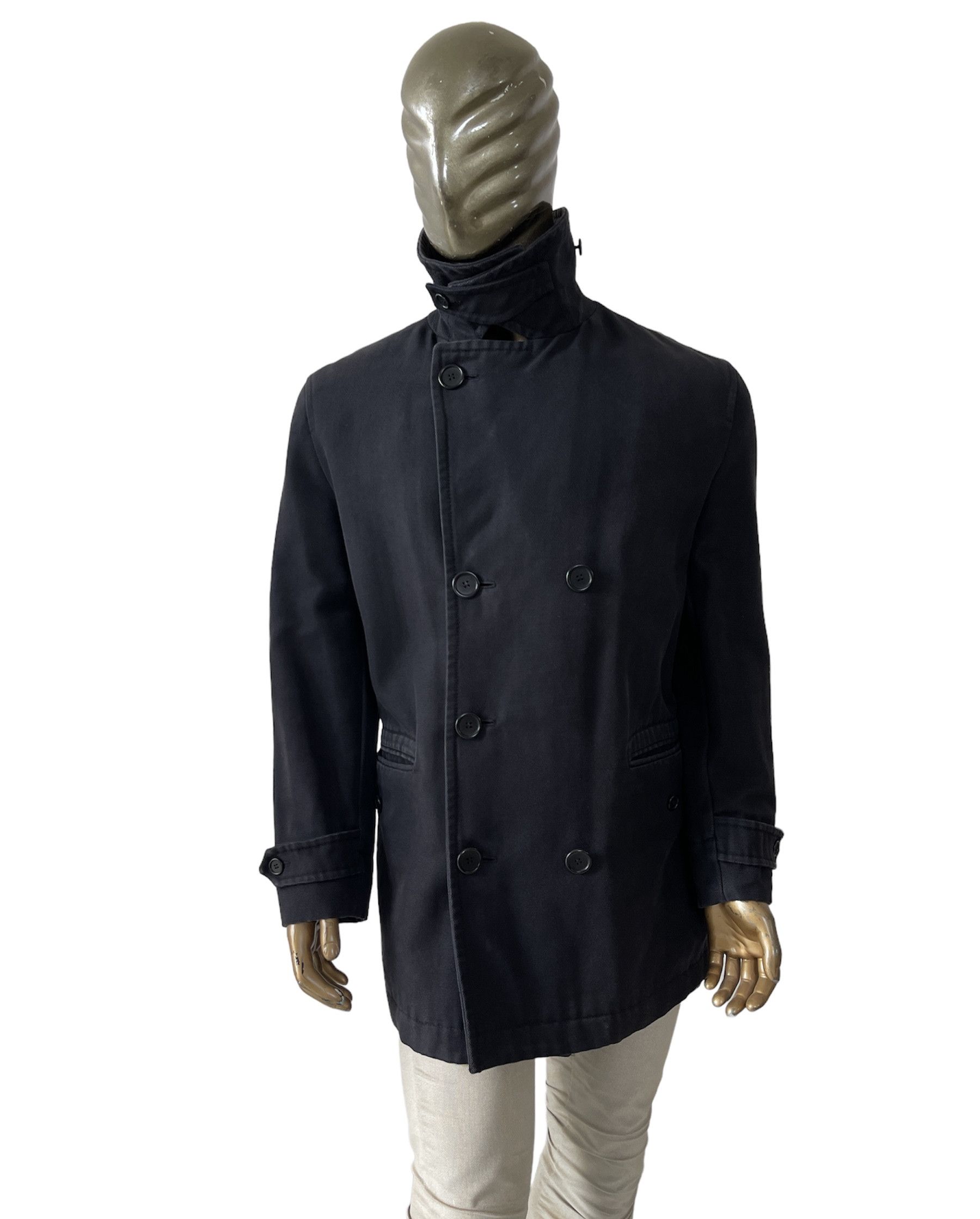 Hugo Boss 🔥Hugo Boss black double breasted coat size L Size US L / EU 52-54 / 3 - 1 Thumbnail