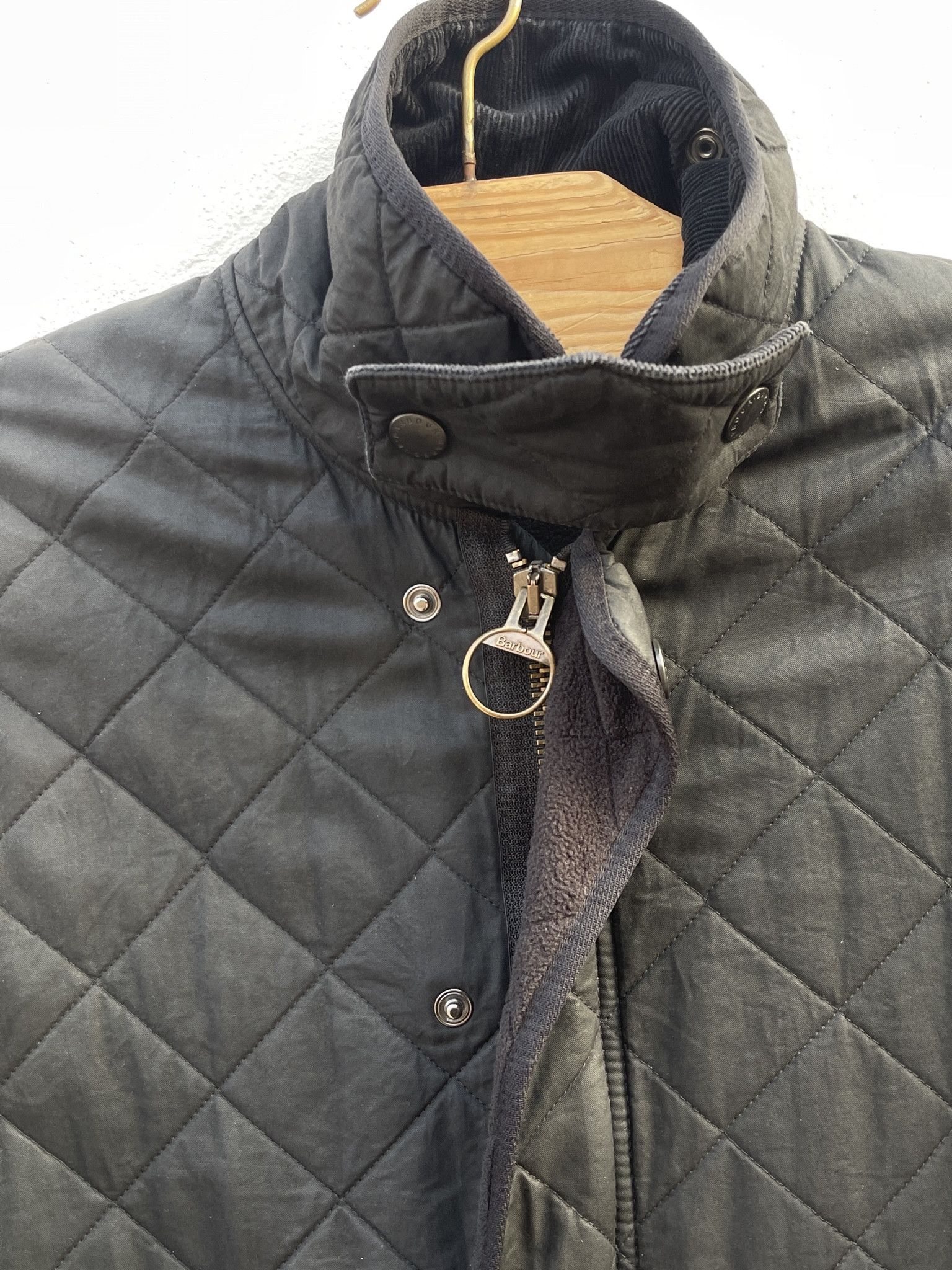 Barbour 🔥Barbour Quilted parka jacket waxed black size L Size US L / EU 52-54 / 3 - 7 Thumbnail