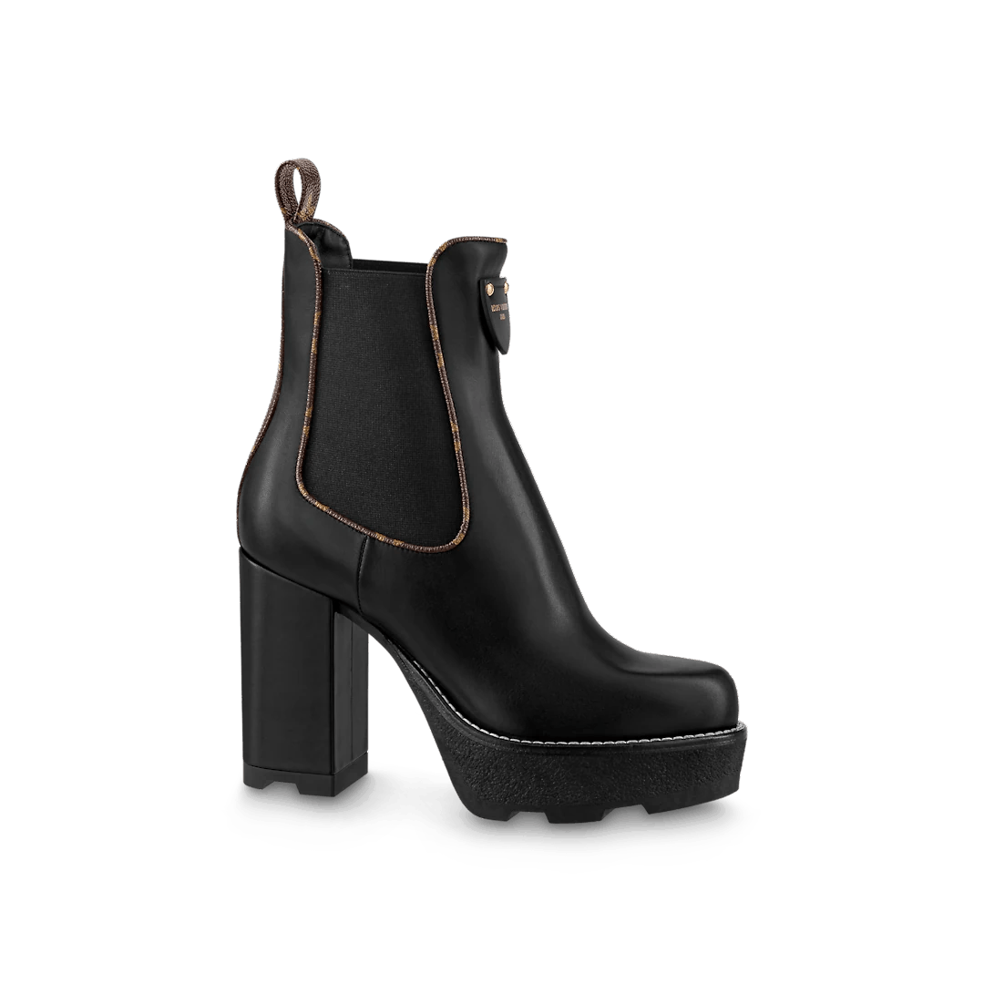 LV Beaubourg Platform Ankle Boots
