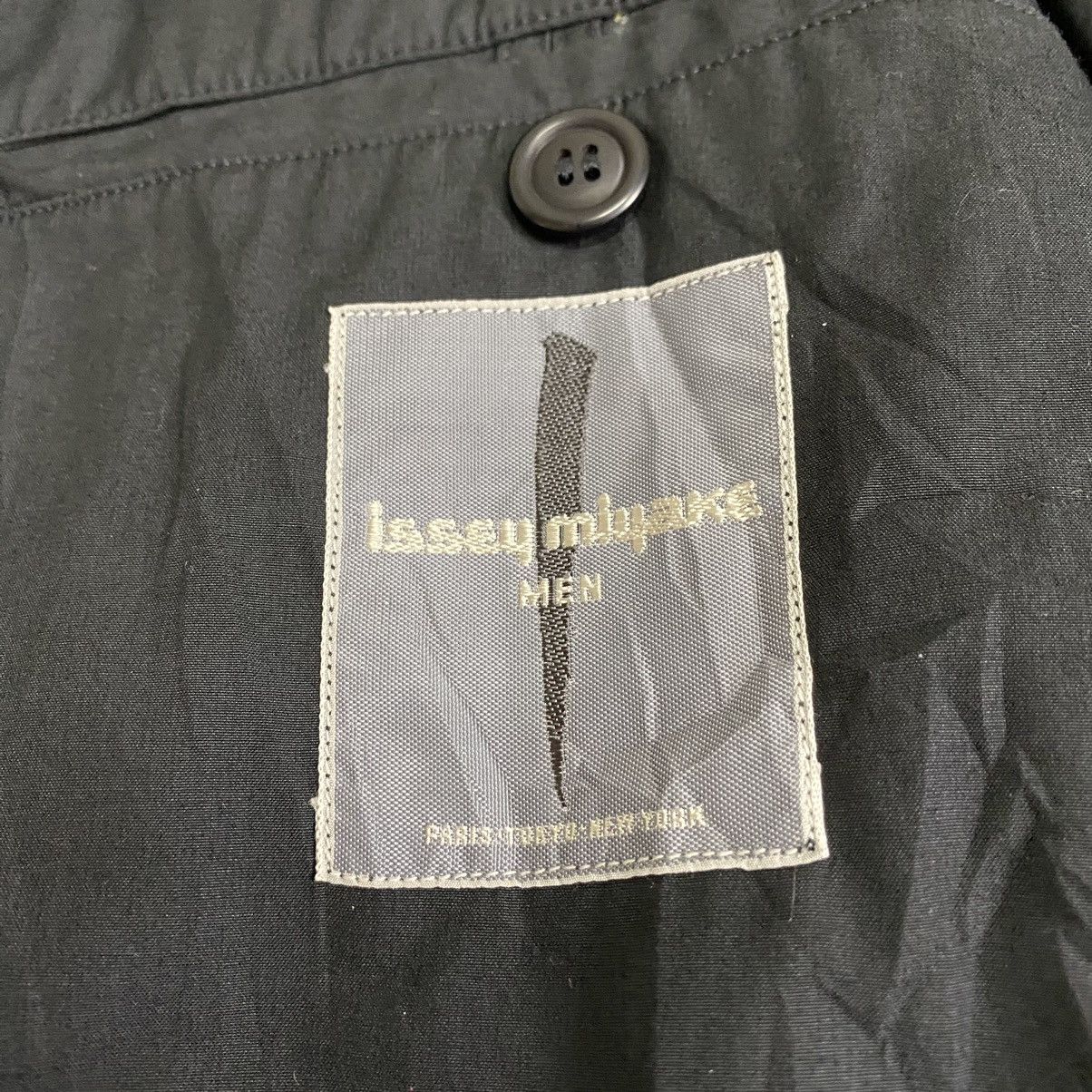 Issey Miyake × Japanese Brand × Vintage Issey Miyake Vintage 80s Y-neck collarless jacket Size US L / EU 52-54 / 3 - 15 Thumbnail