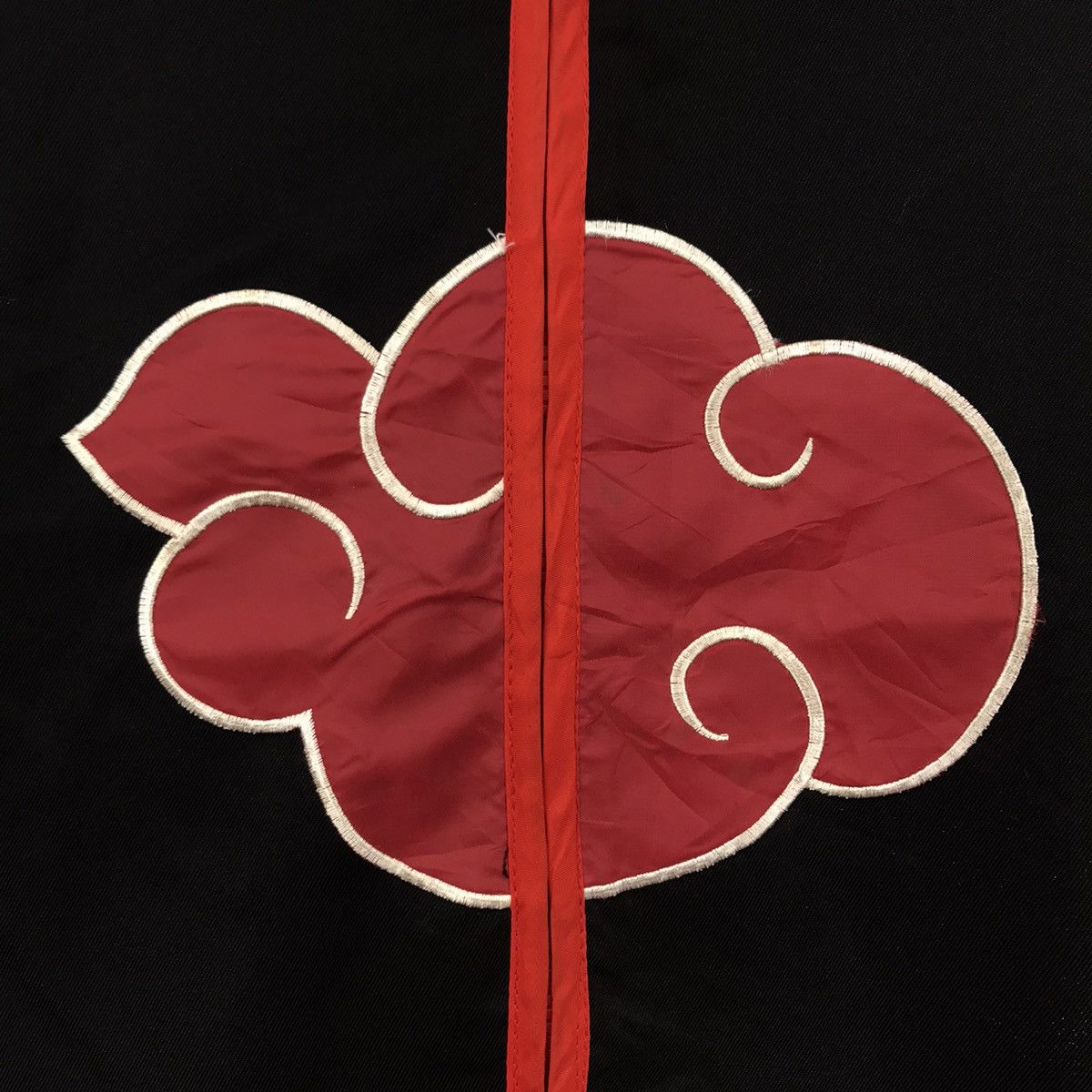 Vintage NARUTO AKATSUKI CLAN Anime Manga Cartoon Long Jacket Costume Size US M / EU 48-50 / 2 - 4 Thumbnail