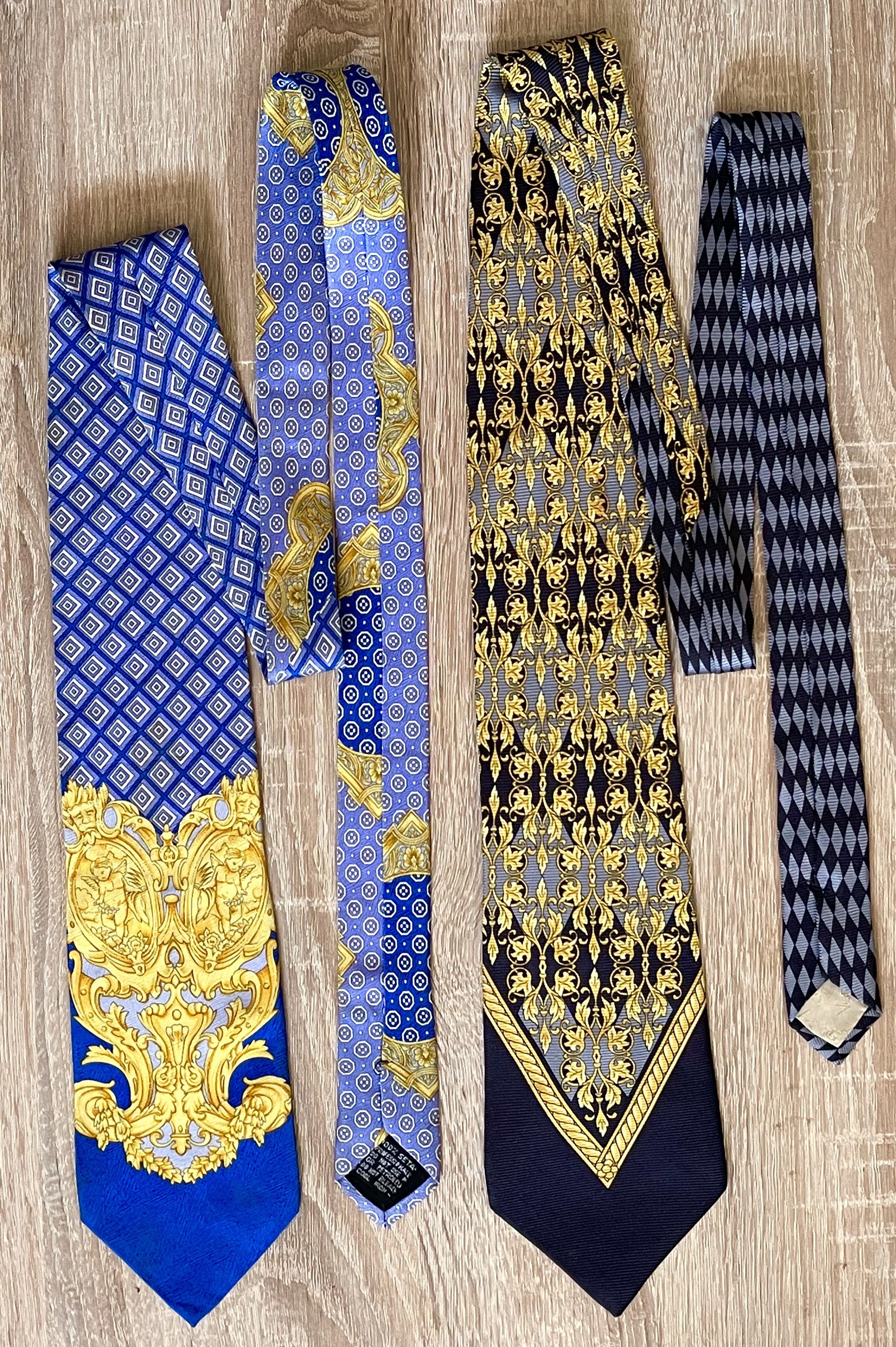 Versace 🔥 2x silk ties Gianni Versace Size ONE SIZE - 1 Thumbnail