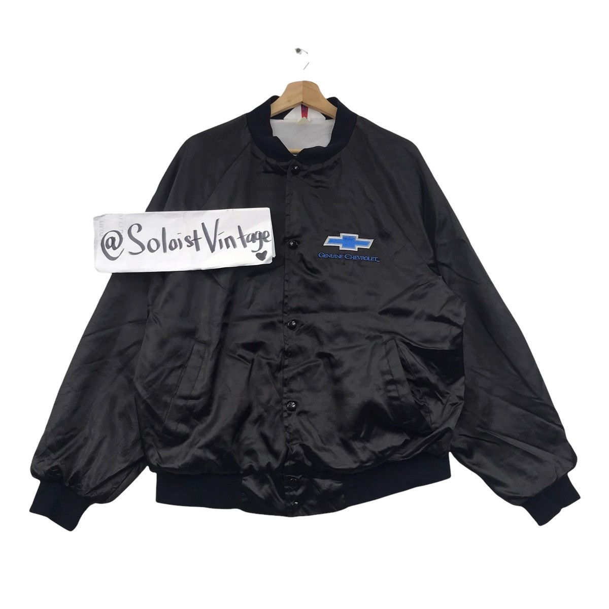 Vintage Vintage GENUINE CHEVROLET USA FormulaOne BomberJacket Racing Size US L / EU 52-54 / 3 - 3 Thumbnail