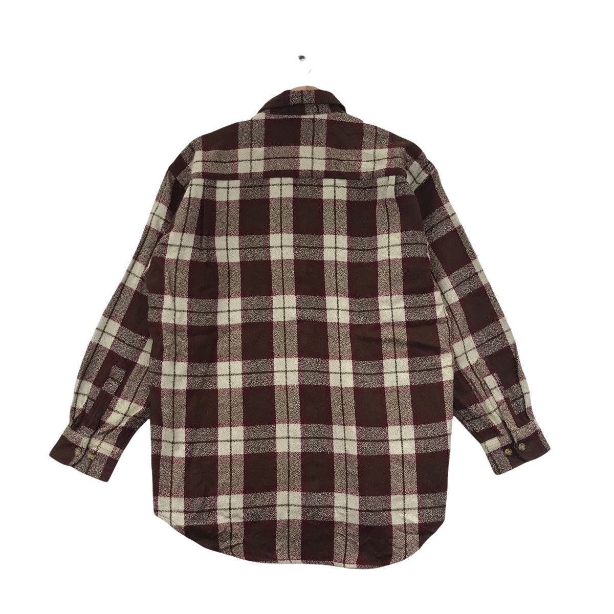 Vintage MINI ROVER MINI Check Tartan Wool Button Up Shirt Size US L / EU 52-54 / 3 - 6 Thumbnail