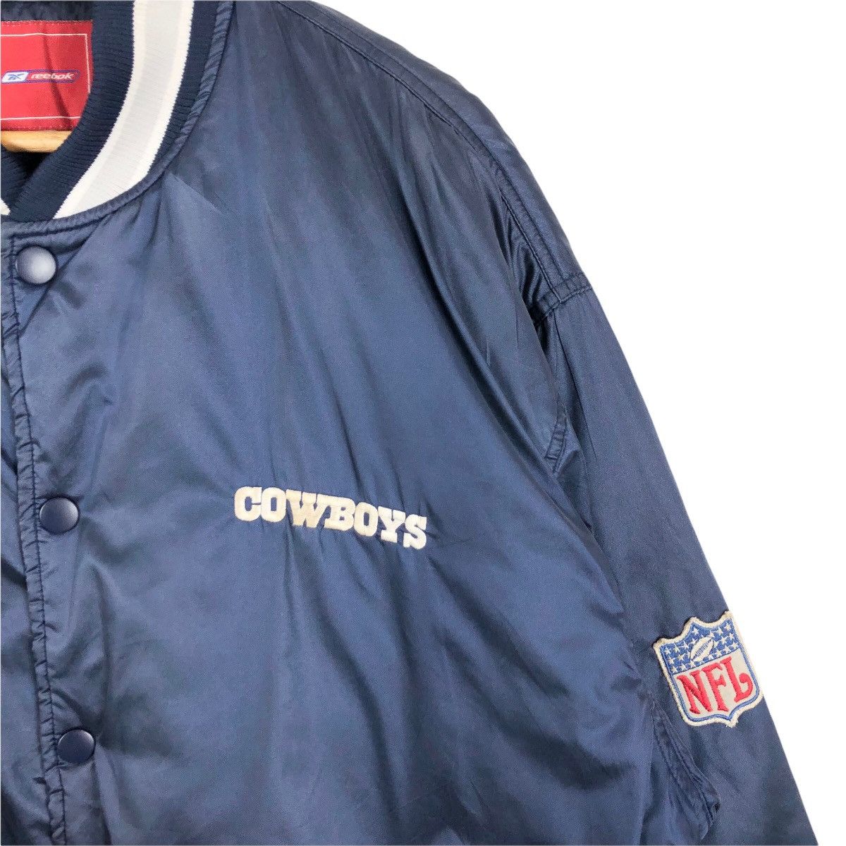 NFL Vintage 90s NFL Dallas Cowboys X Reebok Bomber Jacket Size US XXL / EU 58 / 5 - 5 Thumbnail