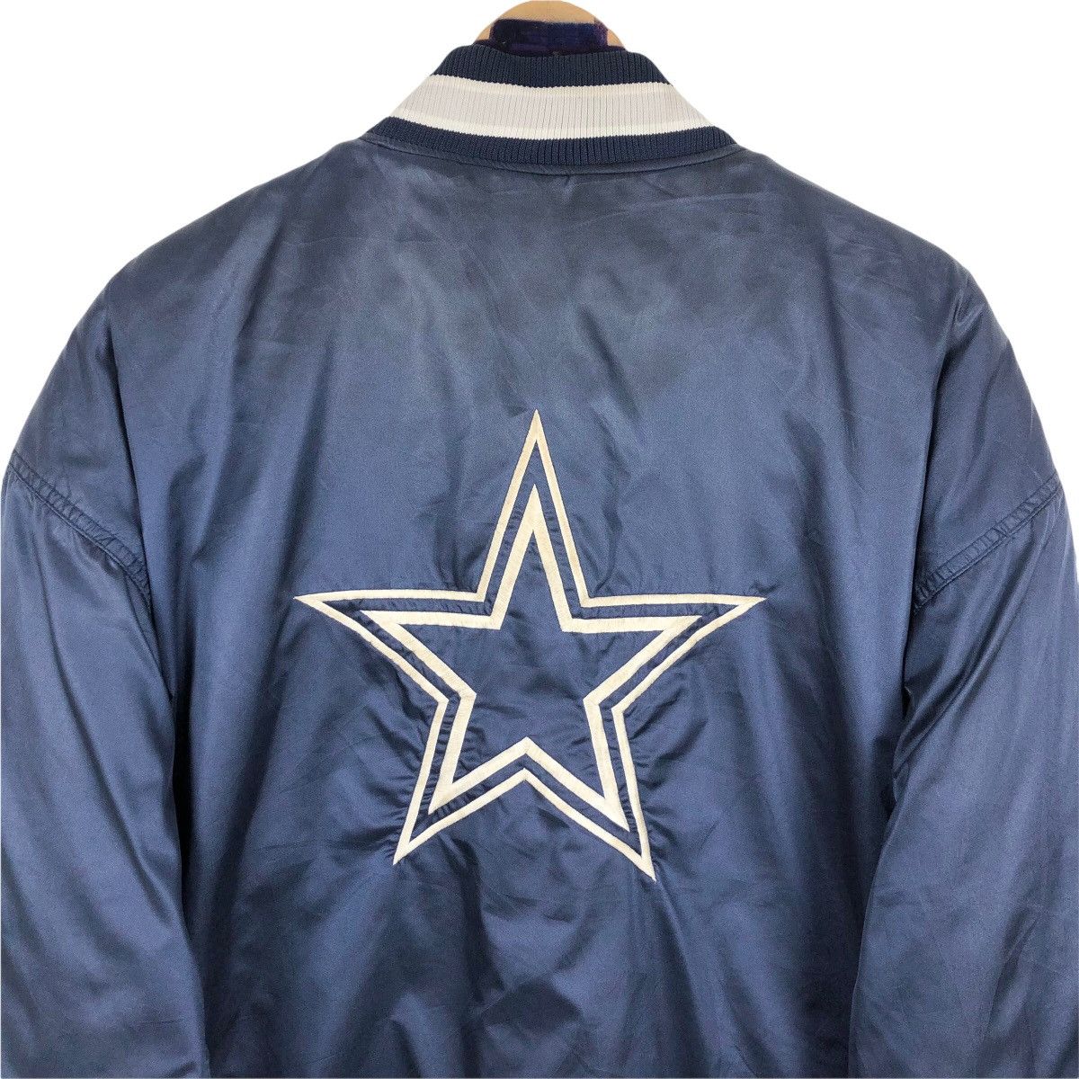 NFL Vintage 90s NFL Dallas Cowboys X Reebok Bomber Jacket Size US XXL / EU 58 / 5 - 11 Thumbnail