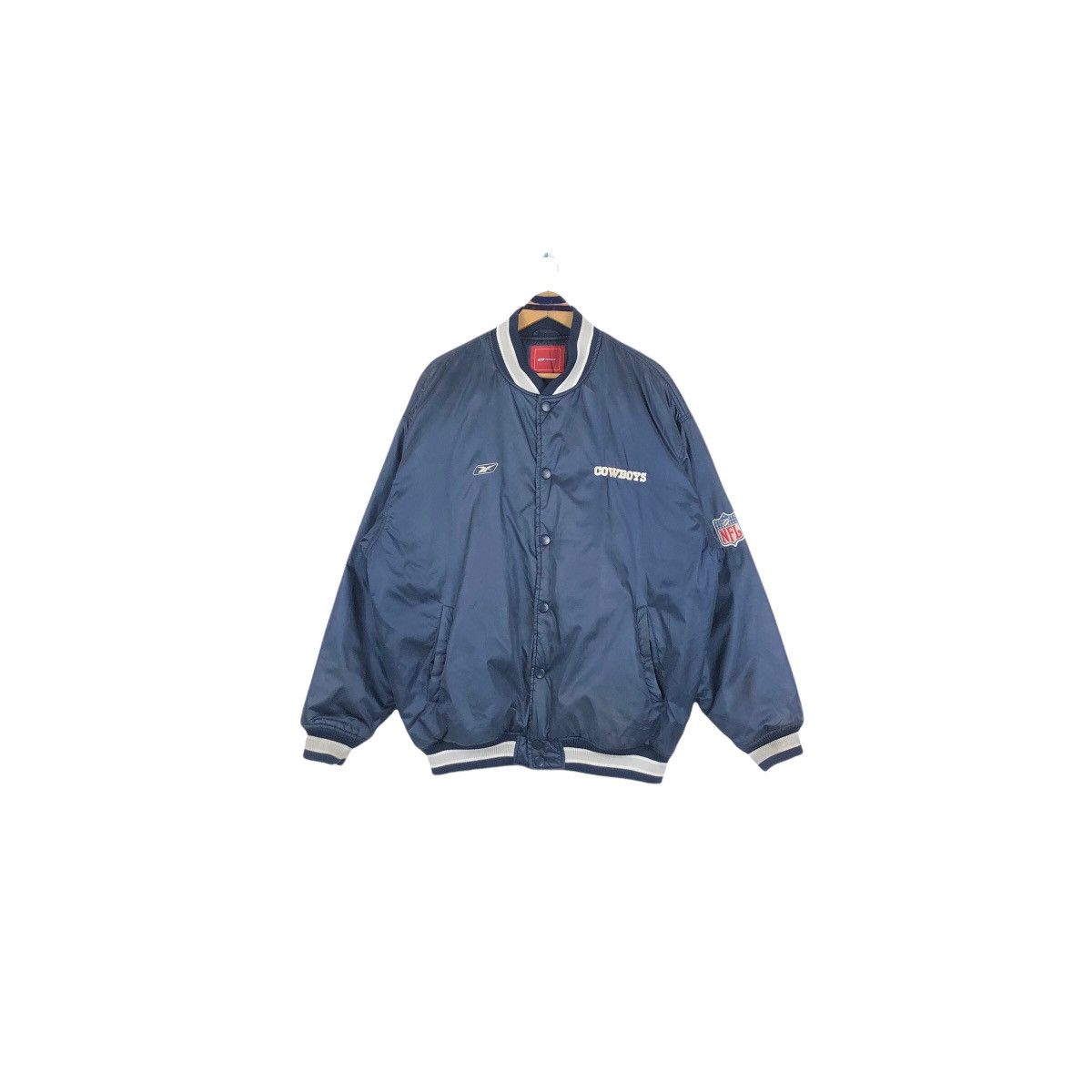NFL Vintage 90s NFL Dallas Cowboys X Reebok Bomber Jacket Size US XXL / EU 58 / 5 - 3 Thumbnail