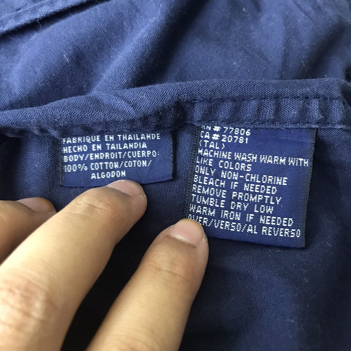 Tommy Hilfiger Vintage TOMMY HILFIGER Sailing Gear Blue Windbreaker Jacket Size US XL / EU 56 / 4 - 6 Thumbnail