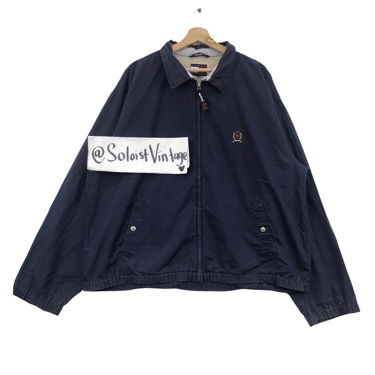 Tommy Hilfiger Vintage TOMMY HILFIGER Sailing Gear Blue Windbreaker Jacket Size US XL / EU 56 / 4 - 1 Thumbnail