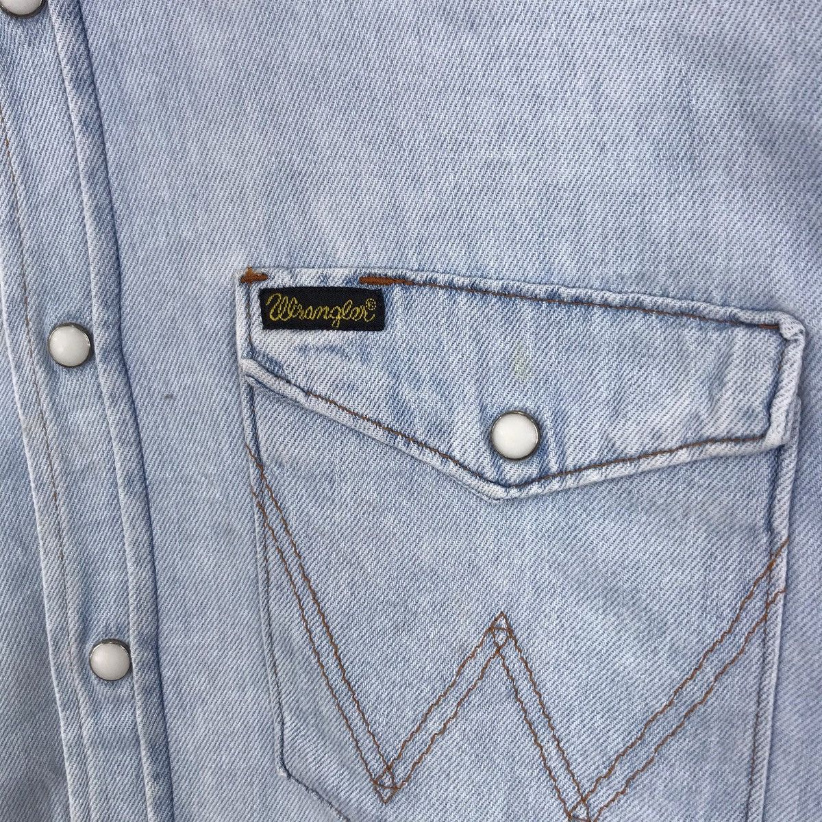Wrangler WRANGLER WESTERN WEAR Snap Button Jeans Shirt Size US M / EU 48-50 / 2 - 5 Thumbnail