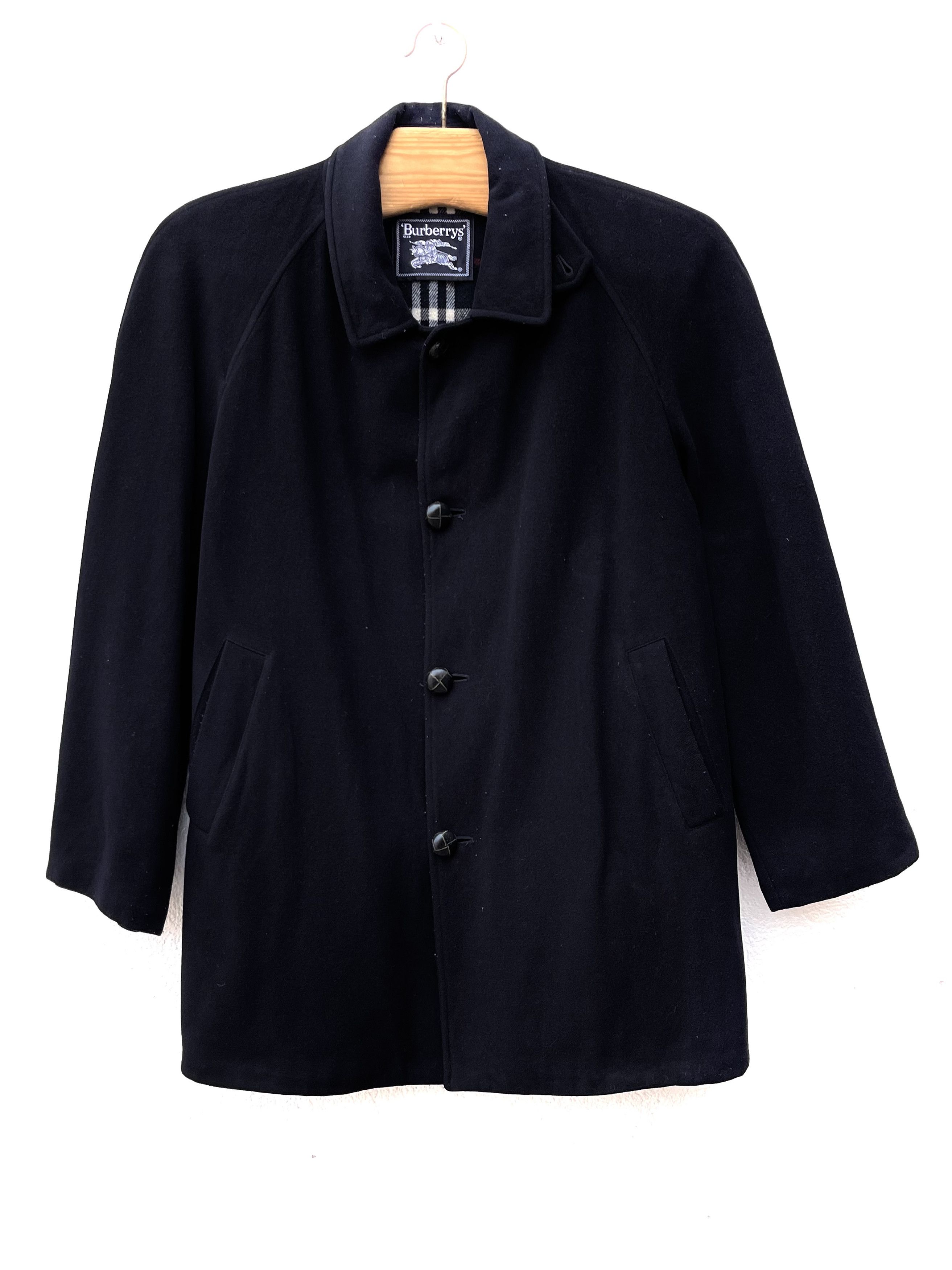 Burberry 🔥 coat jacket wool Burberry novacheck navy size M Size US M / EU 48-50 / 2 - 5 Thumbnail