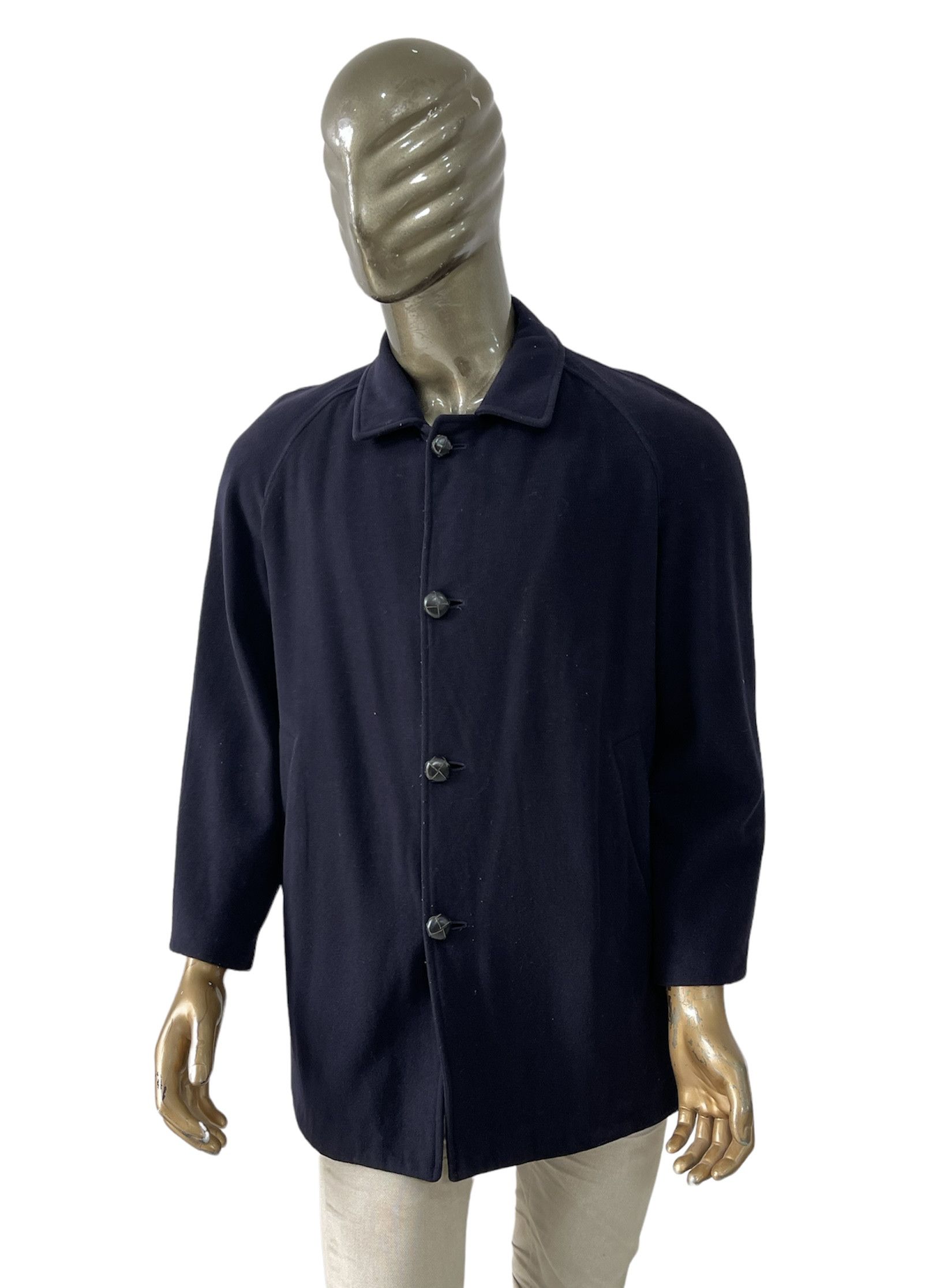 Burberry 🔥 coat jacket wool Burberry novacheck navy size M Size US M / EU 48-50 / 2 - 1 Thumbnail