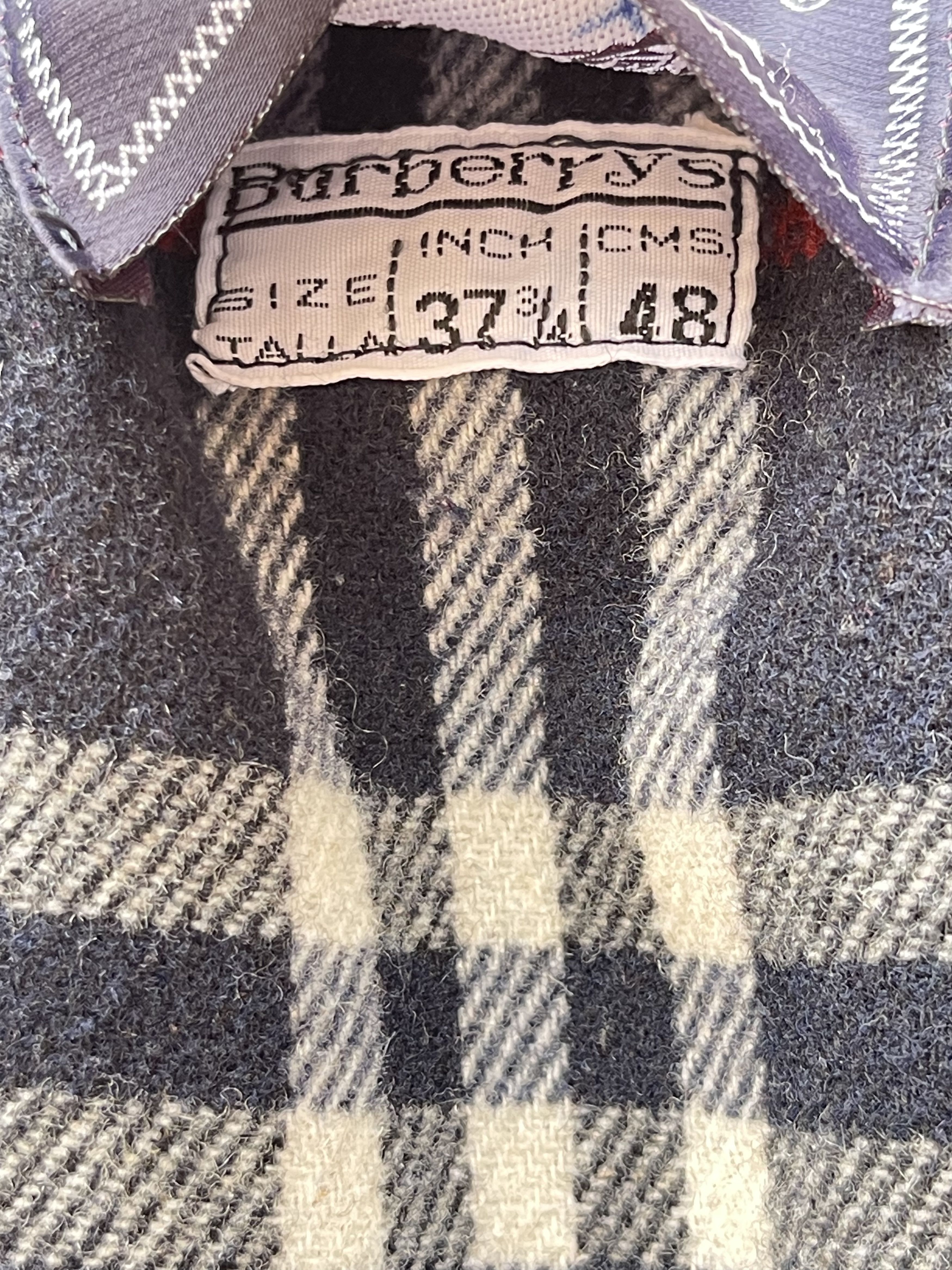 Burberry 🔥 coat jacket wool Burberry novacheck navy size M Size US M / EU 48-50 / 2 - 11 Thumbnail