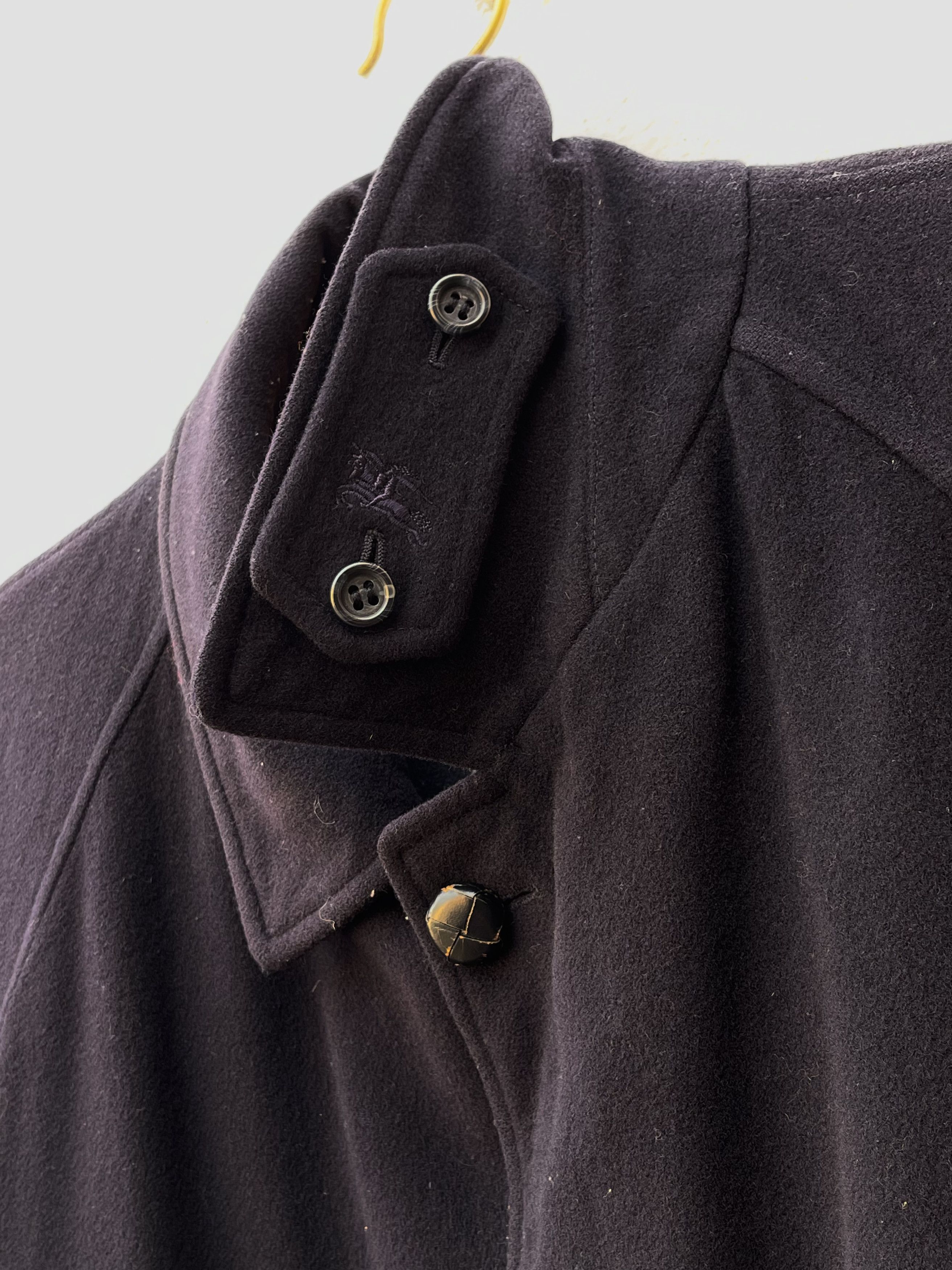 Burberry 🔥 coat jacket wool Burberry novacheck navy size M Size US M / EU 48-50 / 2 - 8 Thumbnail