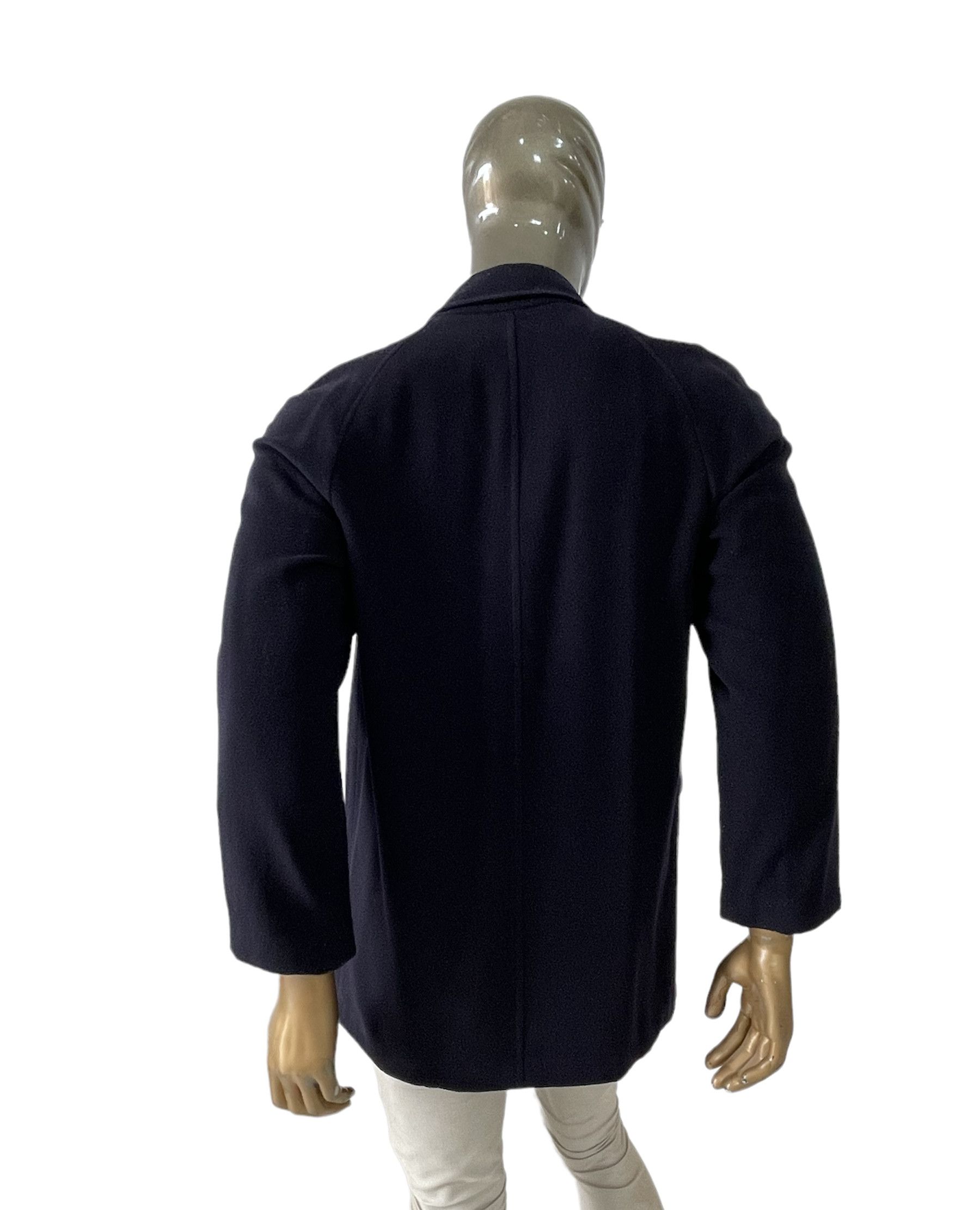 Burberry 🔥 coat jacket wool Burberry novacheck navy size M Size US M / EU 48-50 / 2 - 4 Thumbnail