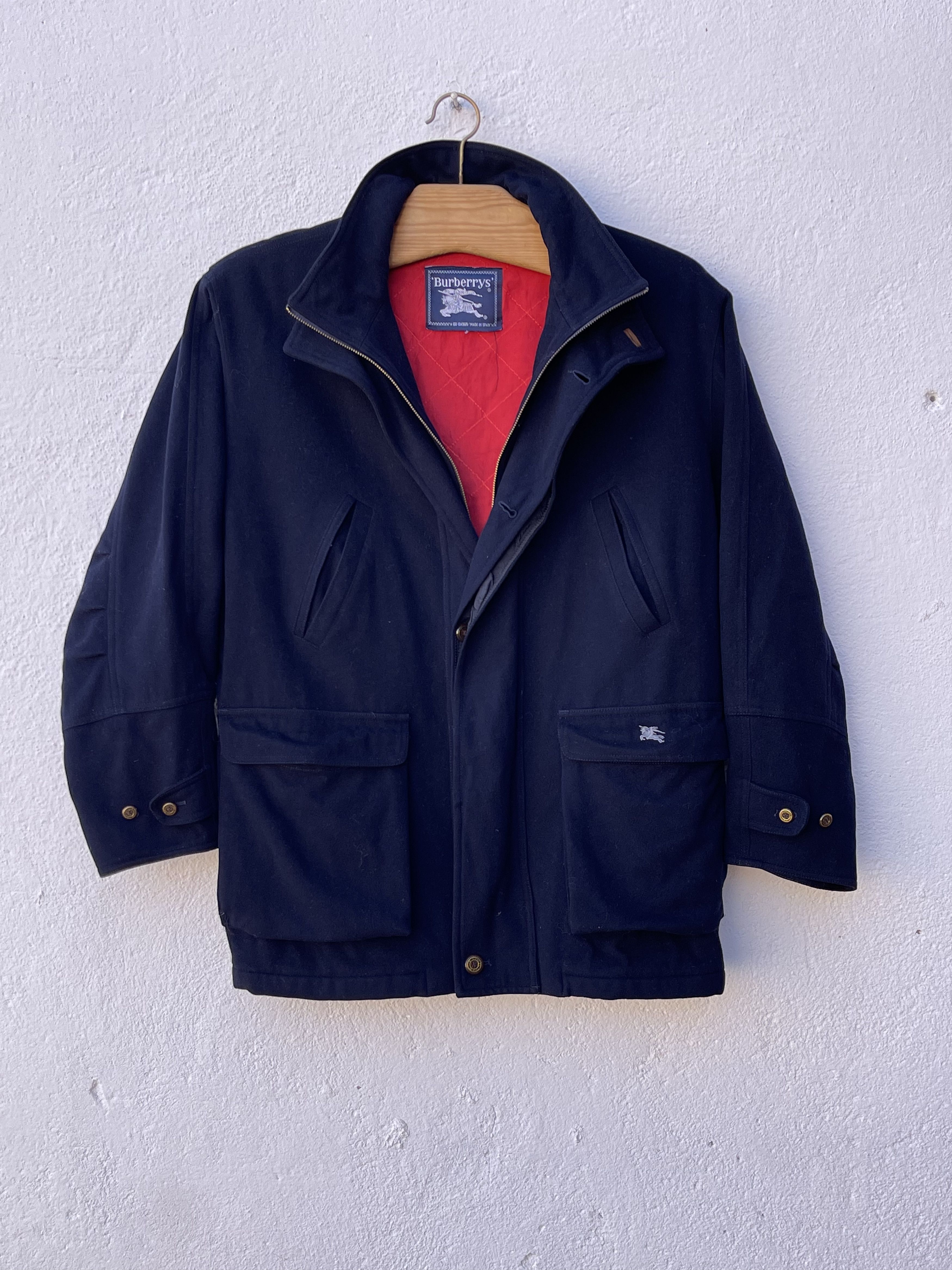 Burberry 🔥 Burberry rare vintage wool coat jacket size L Size US L / EU 52-54 / 3 - 2 Thumbnail