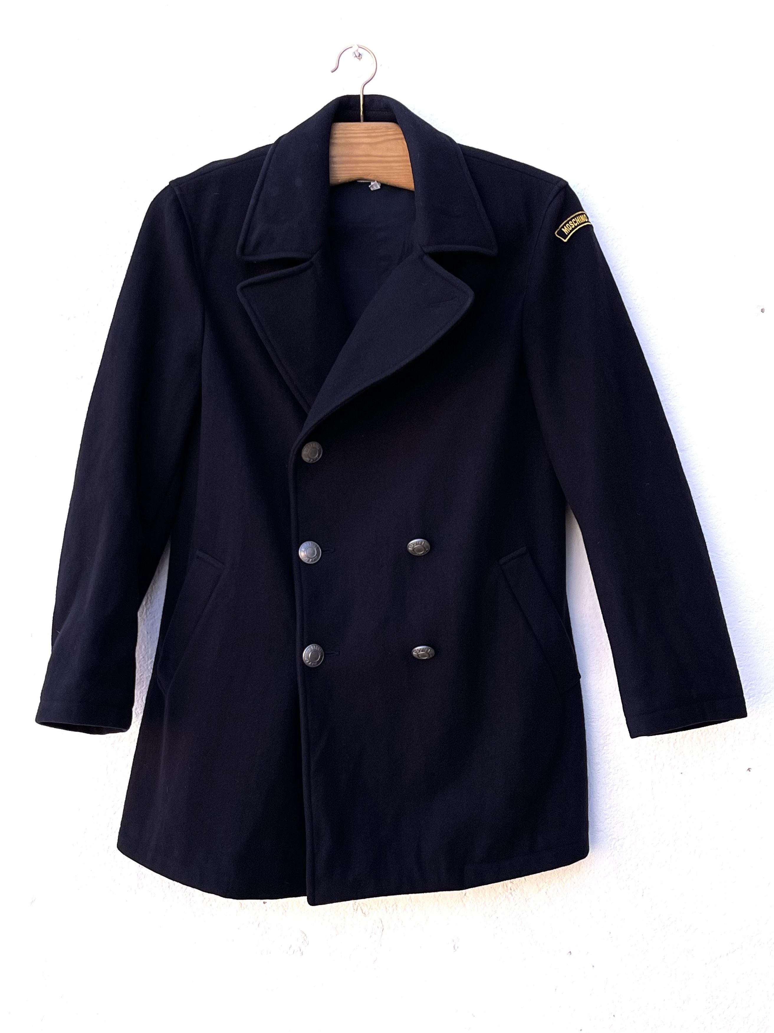 Moschino 🔥 Moschino slim double breasted coat jacket size M Size US M / EU 48-50 / 2 - 1 Thumbnail