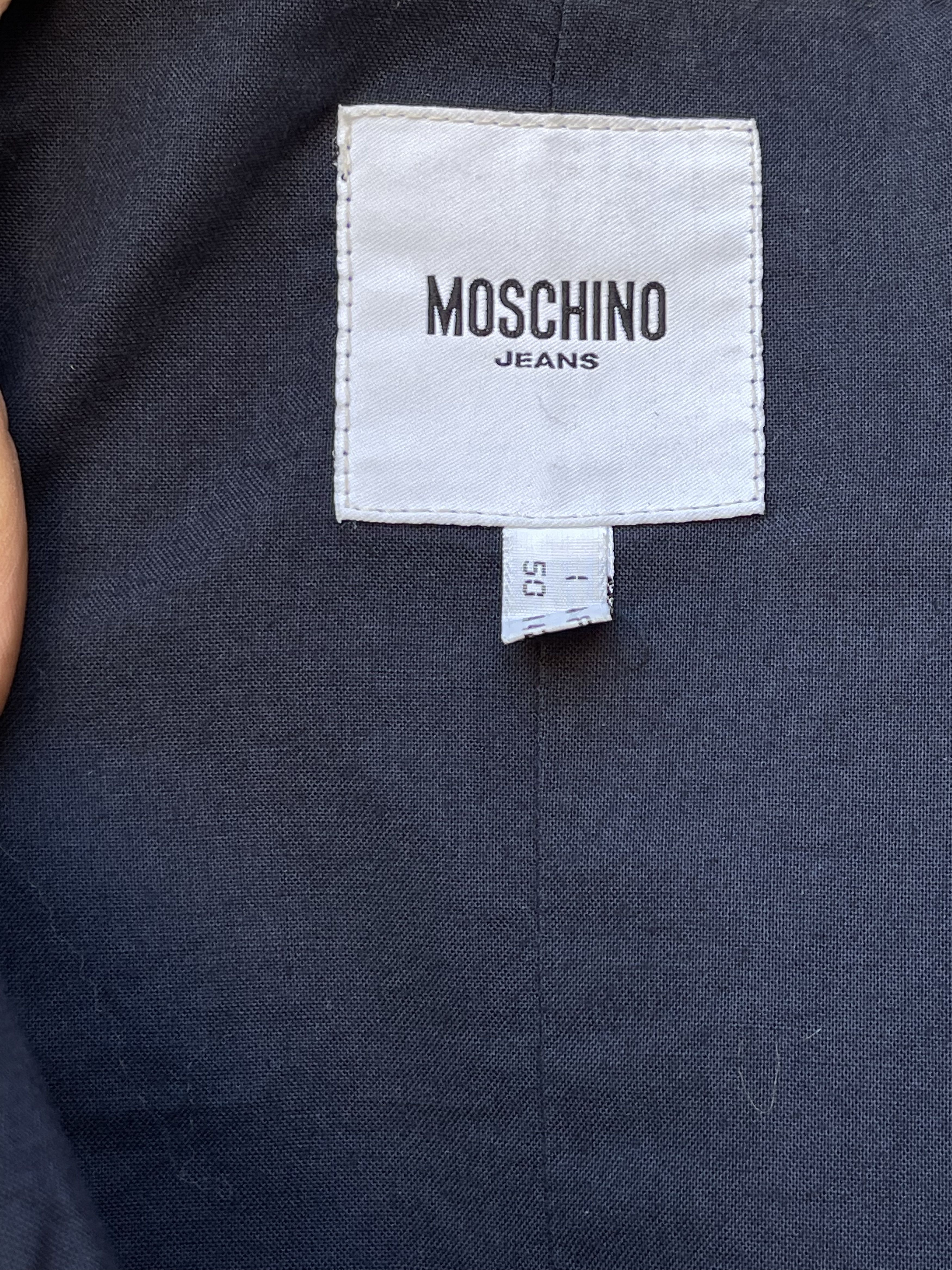 Moschino 🔥 Moschino slim double breasted coat jacket size M Size US M / EU 48-50 / 2 - 12 Thumbnail