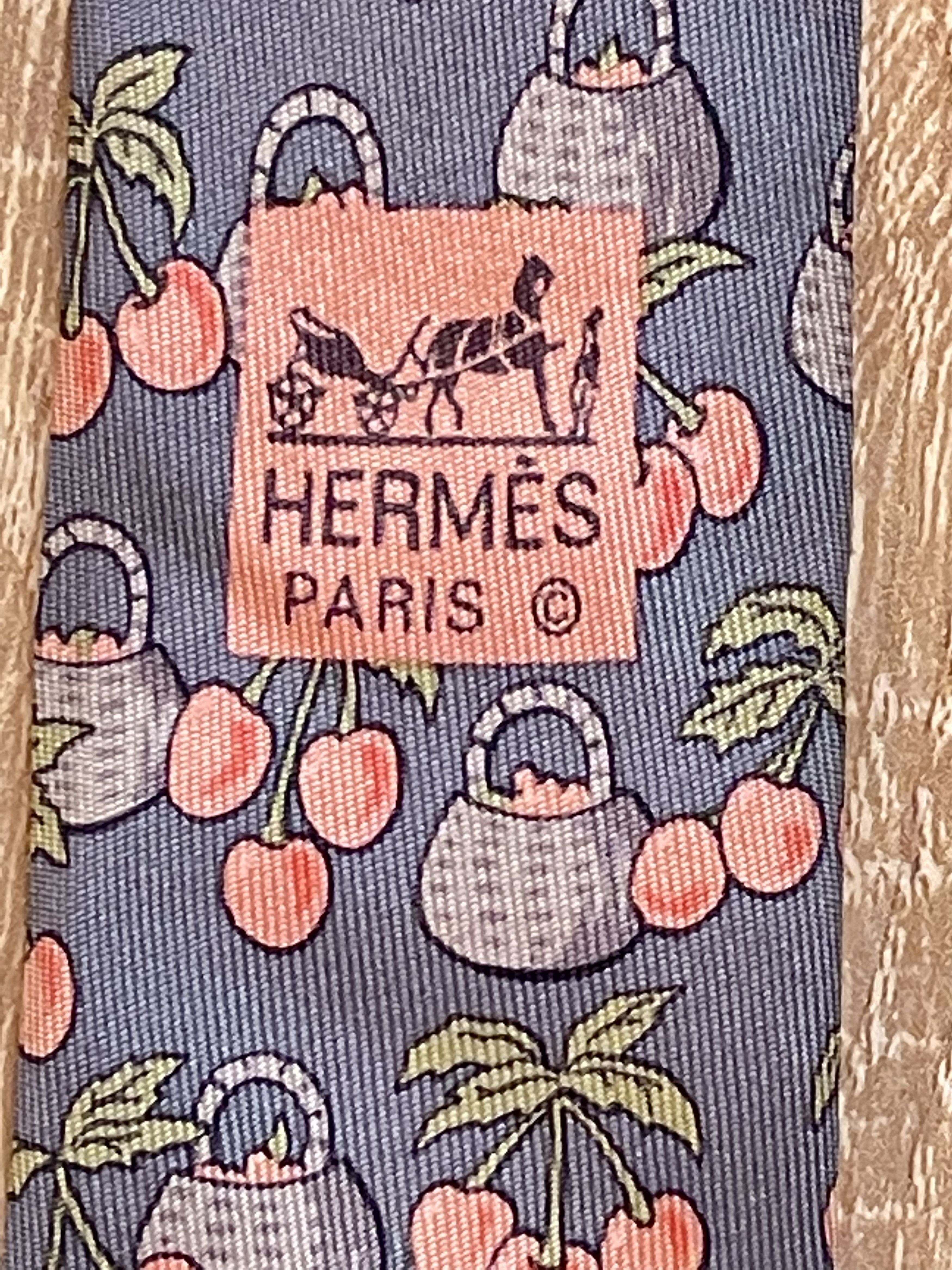 Gucci 🔥 2x silk ties Gucci and Hermes Gentlemen Size ONE SIZE - 7 Thumbnail