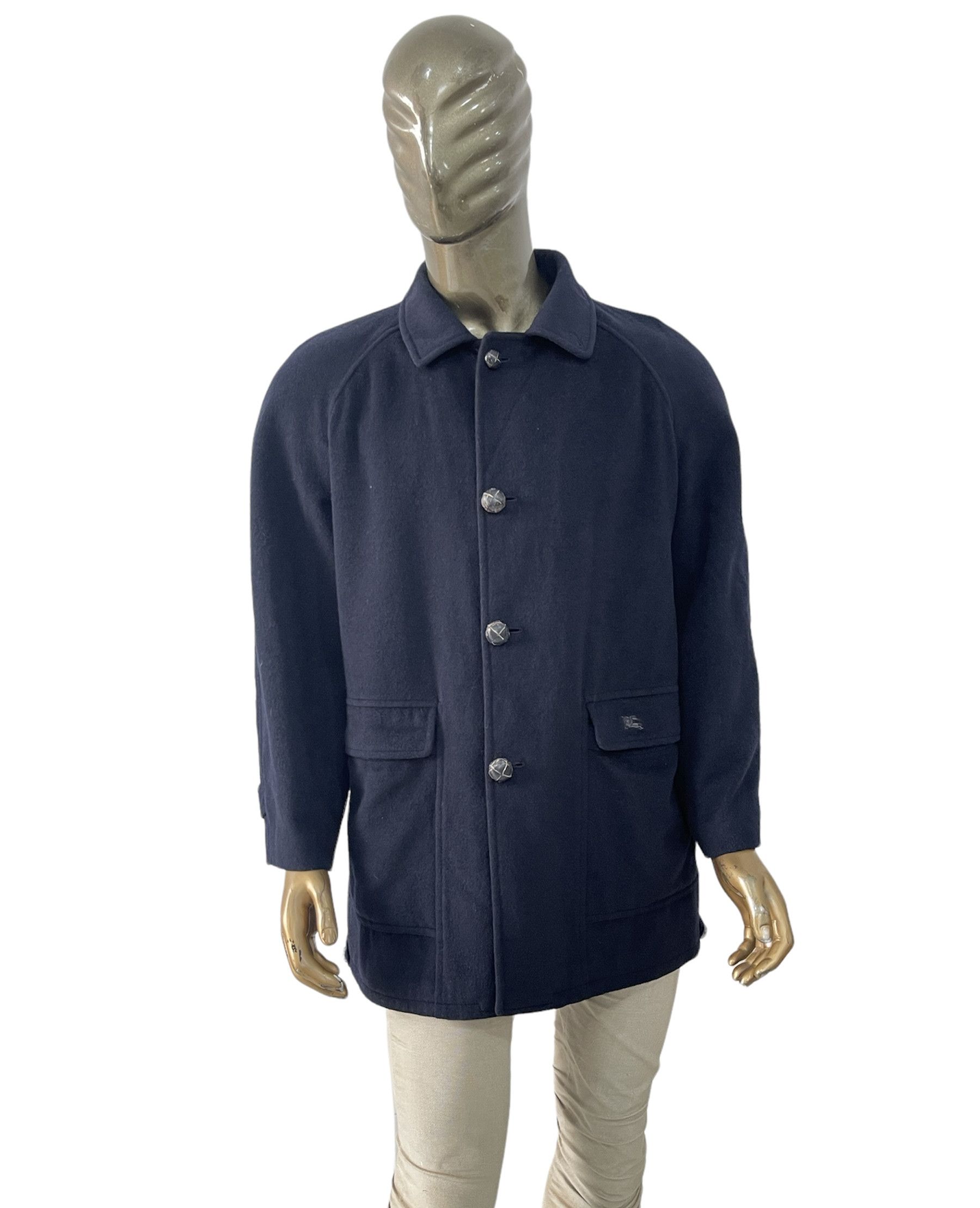Burberry 🔥 Burberry rare vintage wool coat jacket size L 52it Size US L / EU 52-54 / 3 - 1 Thumbnail