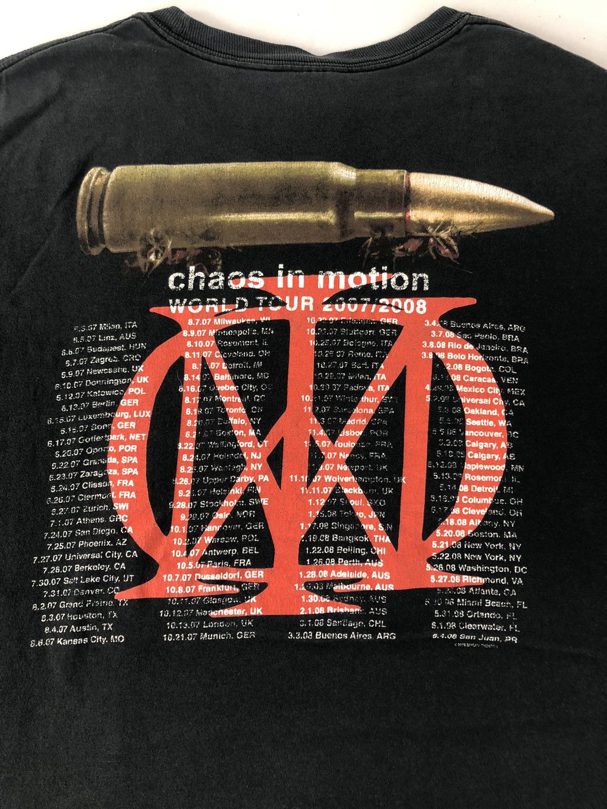 Band Tees Dream Theater Systematic Chaos World Tour 08’s Tee Size US XL / EU 56 / 4 - 5 Thumbnail