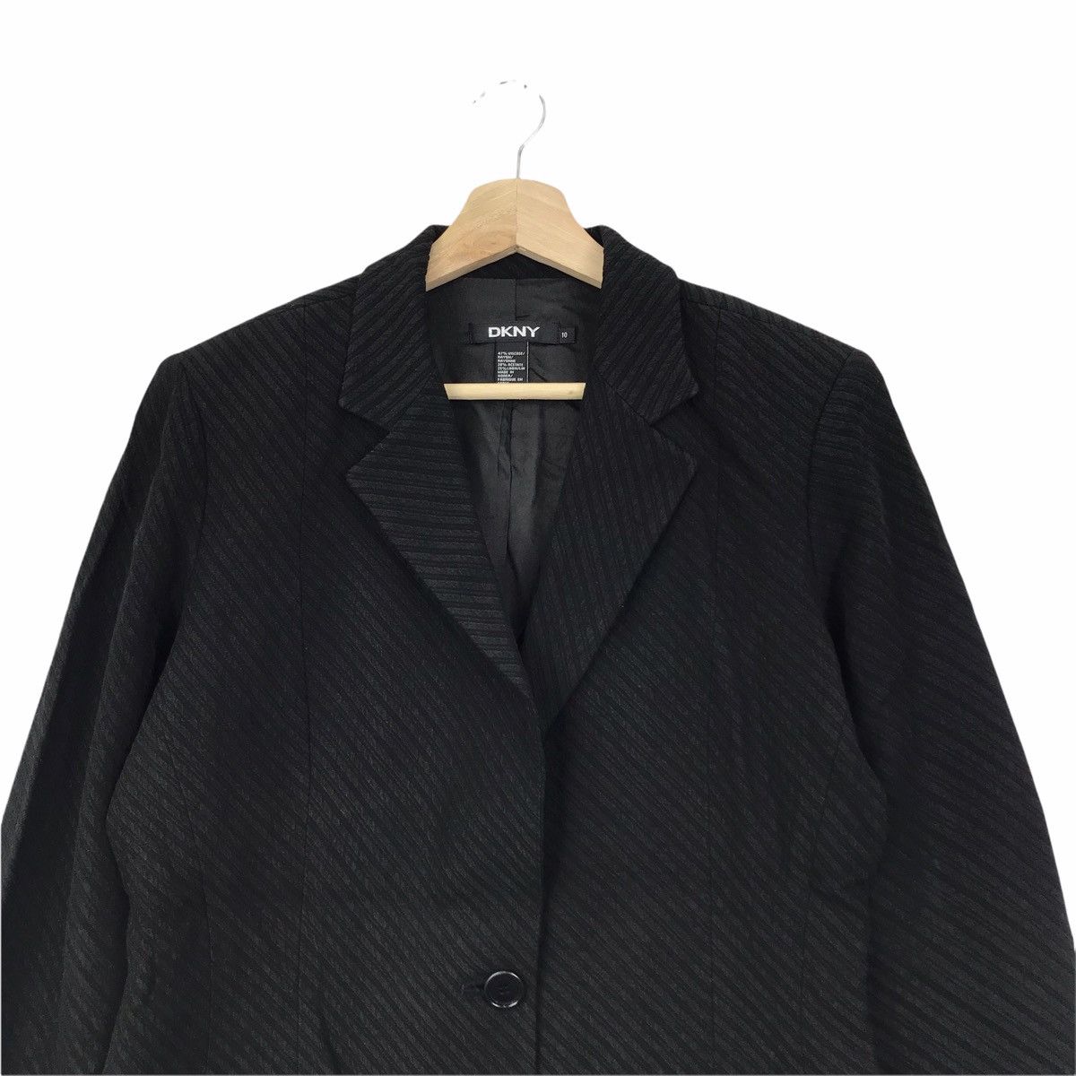 DKNY DKNY DONNA KARAN New York Black Blazer Coat Size US S / EU 44-46 / 1 - 3 Thumbnail