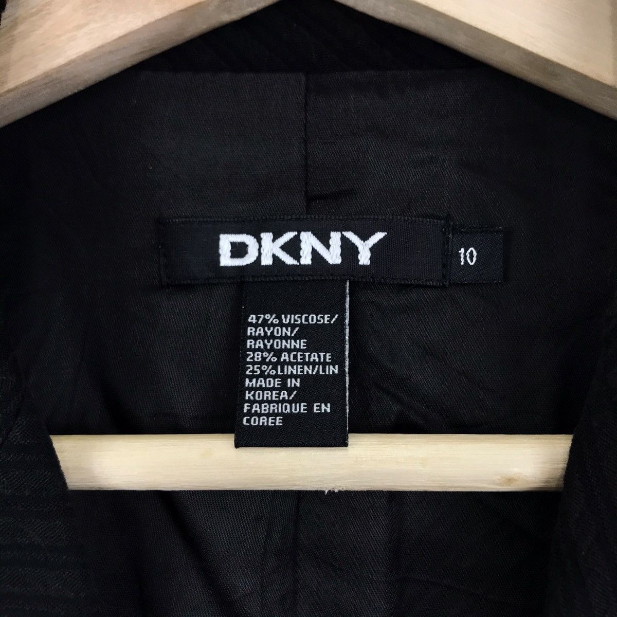 DKNY DKNY DONNA KARAN New York Black Blazer Coat Size US S / EU 44-46 / 1 - 4 Thumbnail
